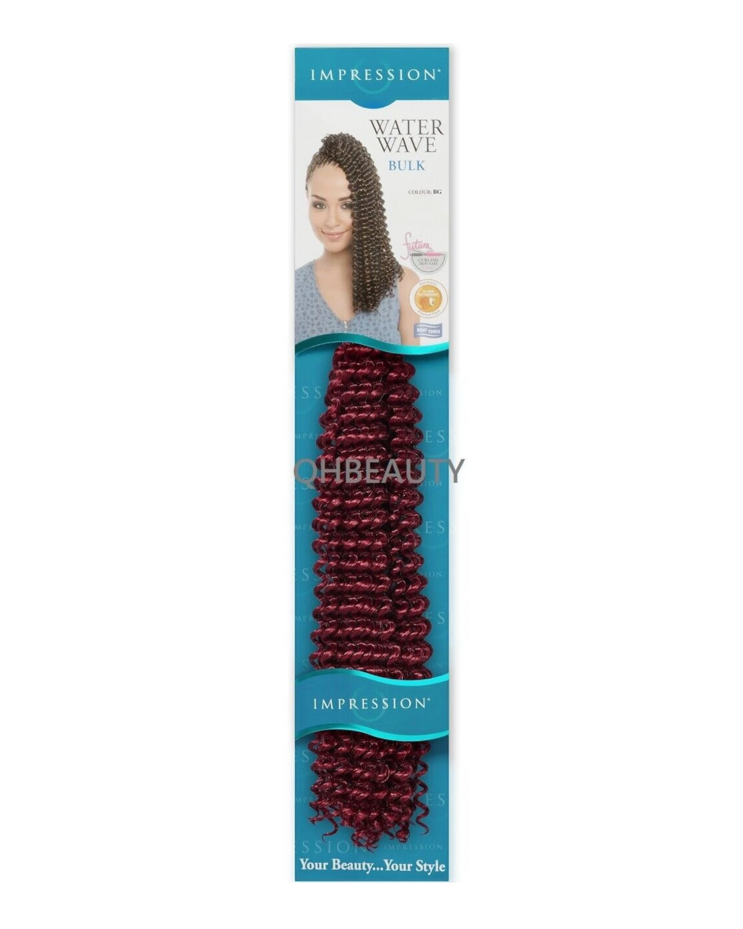 IMPRESSION SYNTHETIC HAIR EXTENSION BRAID - WATER WAVE 22''