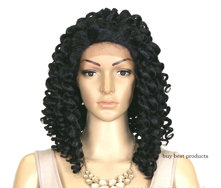 Freetress Equal Wand Curl Synthetic Curly Lace Front Hair Wig - Bubble Wand