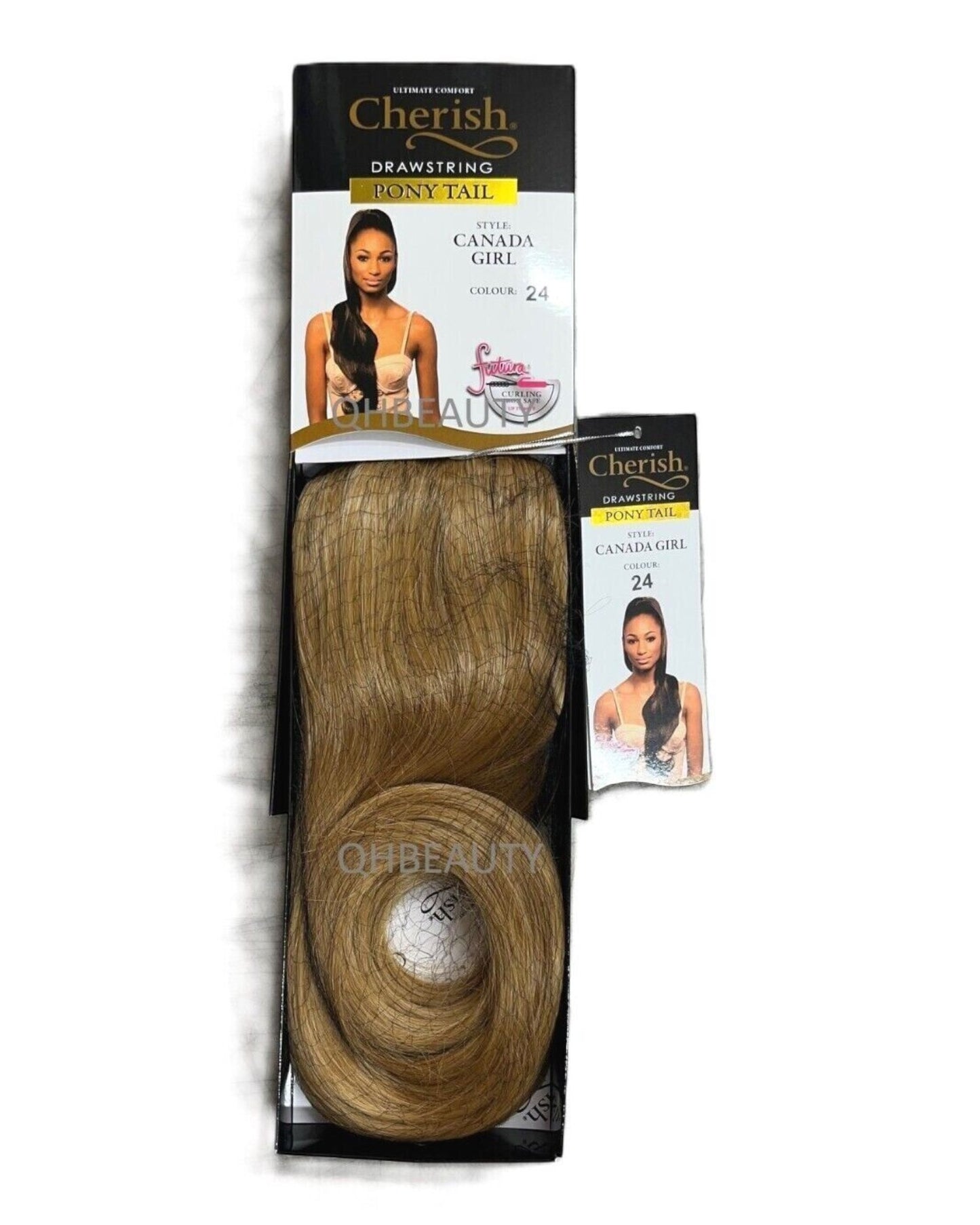 Cherish Synthetic Drawstring Long Curly Wavy Hair Ponytail - Canada Girl
