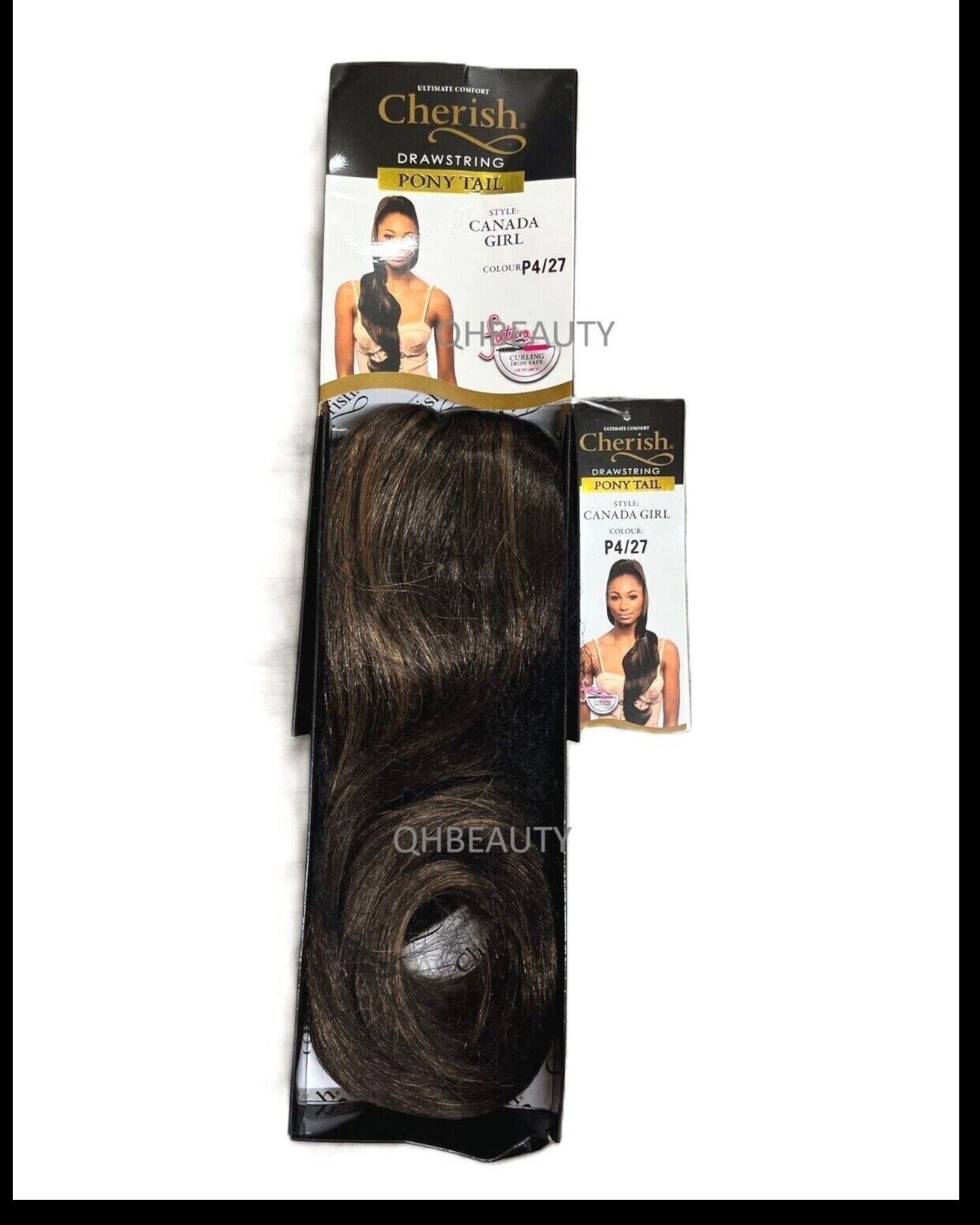 Cherish Synthetic Drawstring Long Curly Wavy Hair Ponytail - Canada Girl