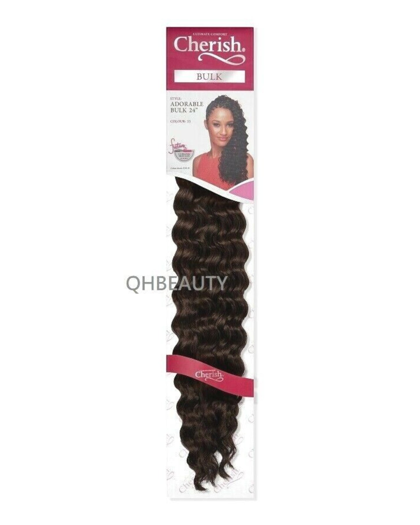 CHERISH SYNTHETIC LONG CURLY HAIR EXTENSION CROCHET BRAIDS - ADORABLE 24 inch7.99