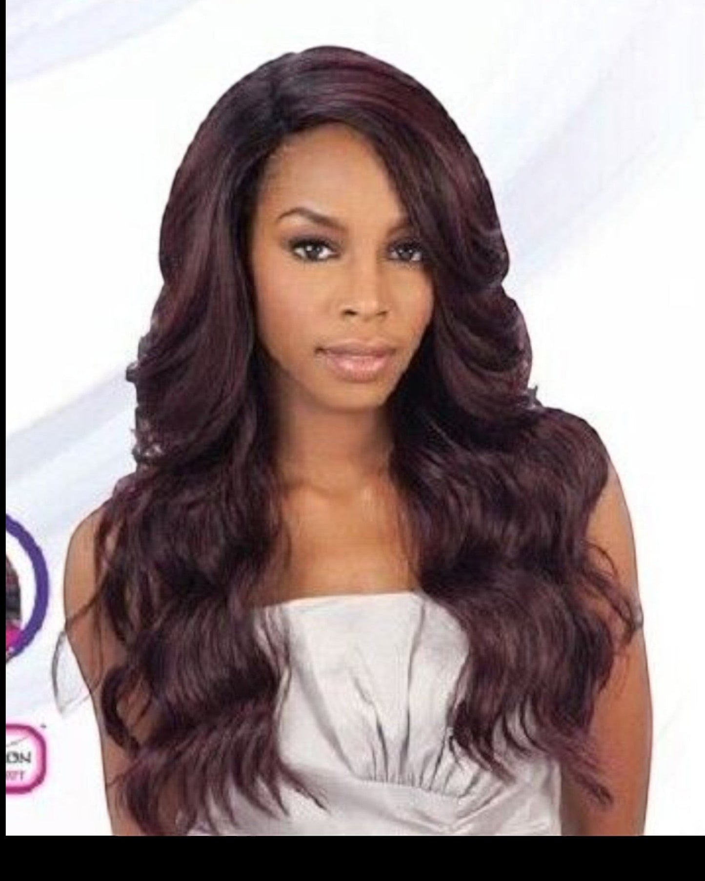 FreeTress Equal Synthetic Brazilian Natural L Part Lace Front Hair Wig - Danity