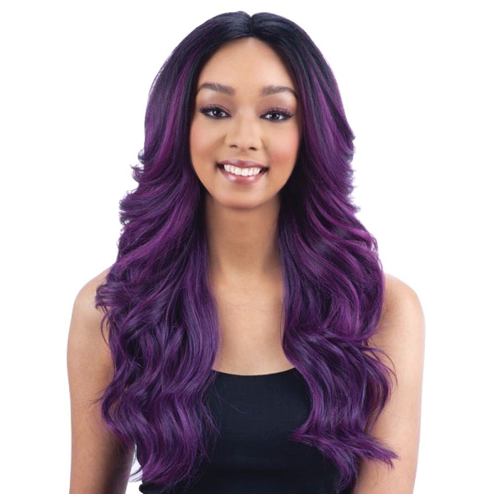 Freetress Equal Synthetic Lace Front Long Curly Hair Wig Silk Base - Teresa