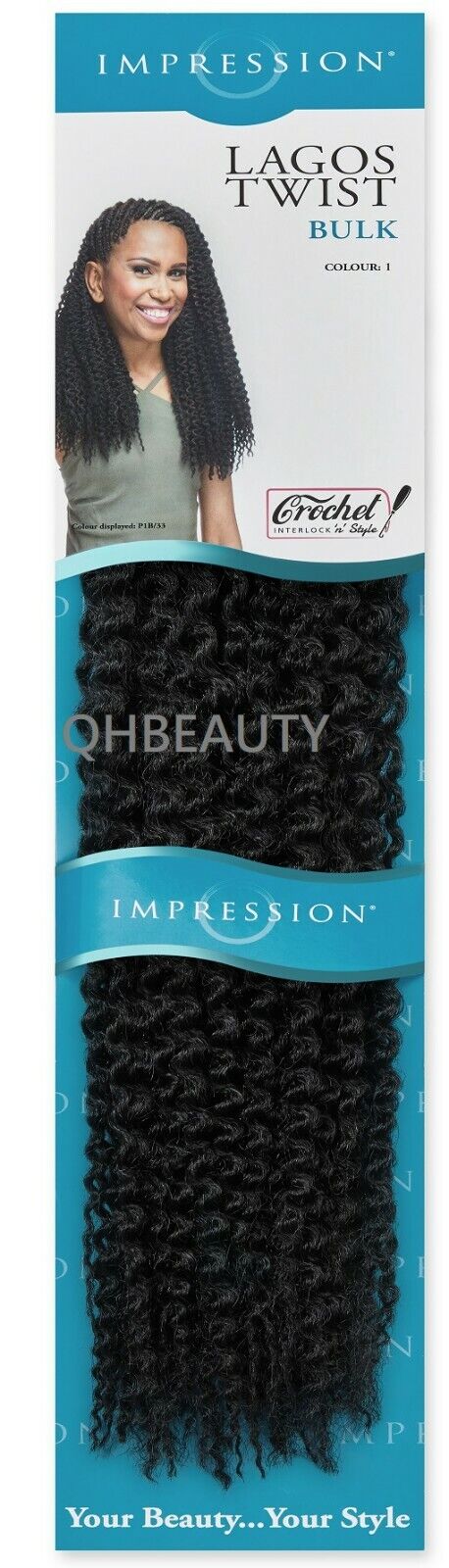 IMPRESSION SYNTHETIC HAIR EXTENSION BRAIDS -  LAGOS TWIST BULK