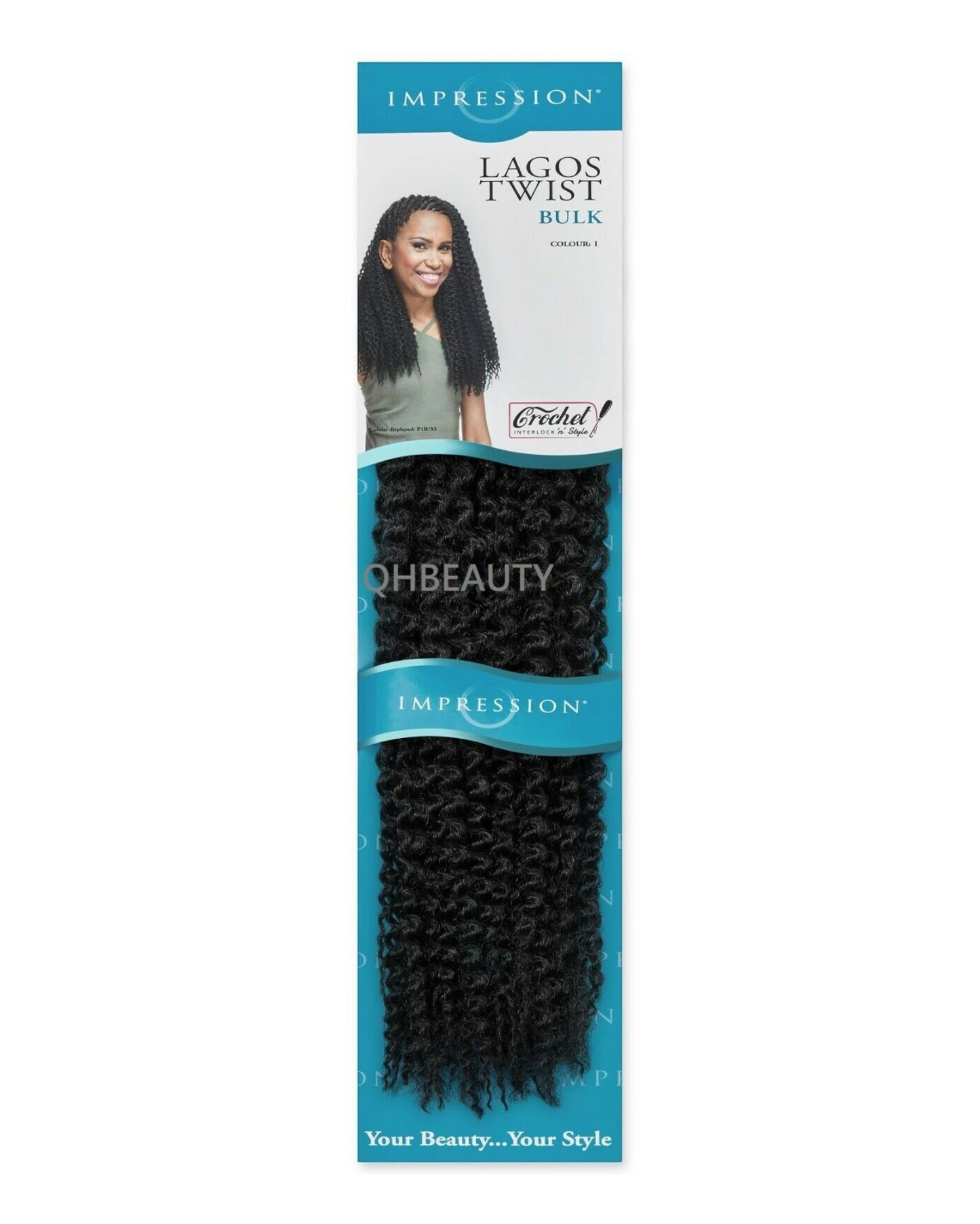 IMPRESSION SYNTHETIC HAIR EXTENSION BRAIDS -  LAGOS TWIST BULK