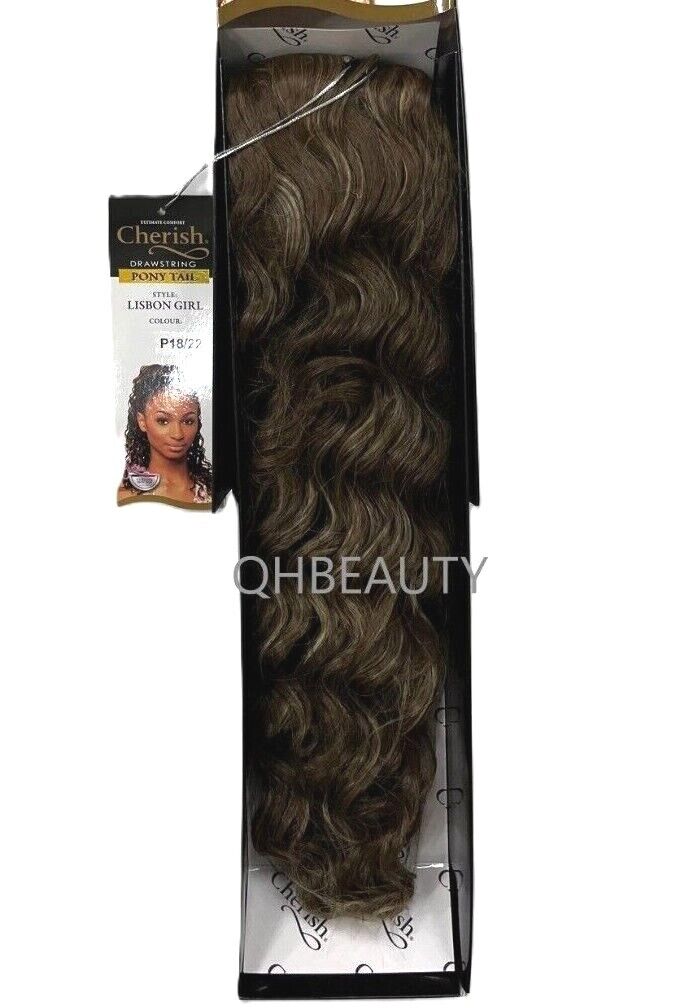 Cherish Synthetic Drawstring Curly Hair Extension Ponytail - Lisbon Girl