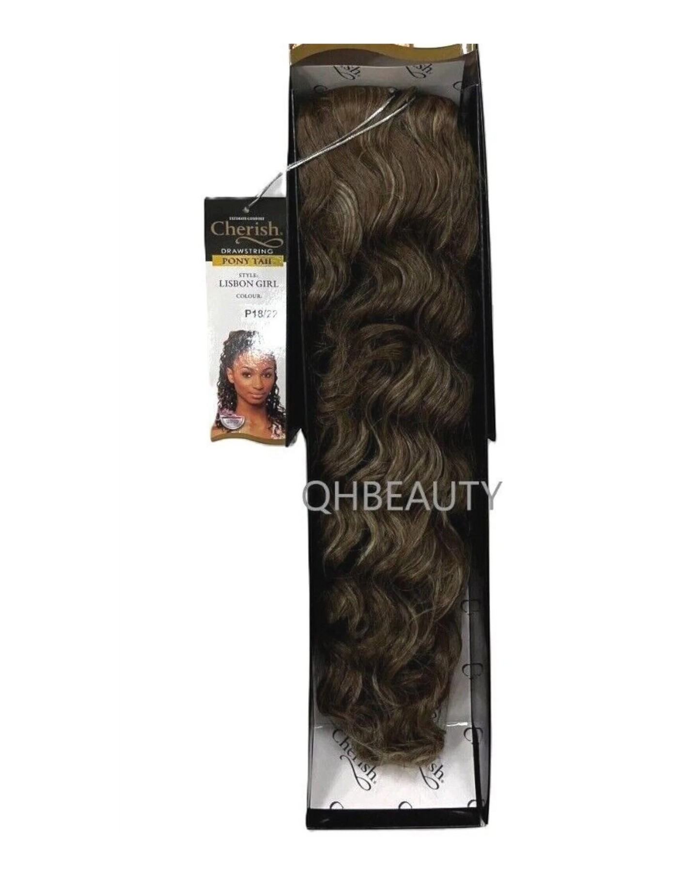 Cherish Synthetic Drawstring Curly Hair Extension Ponytail - Lisbon Girl