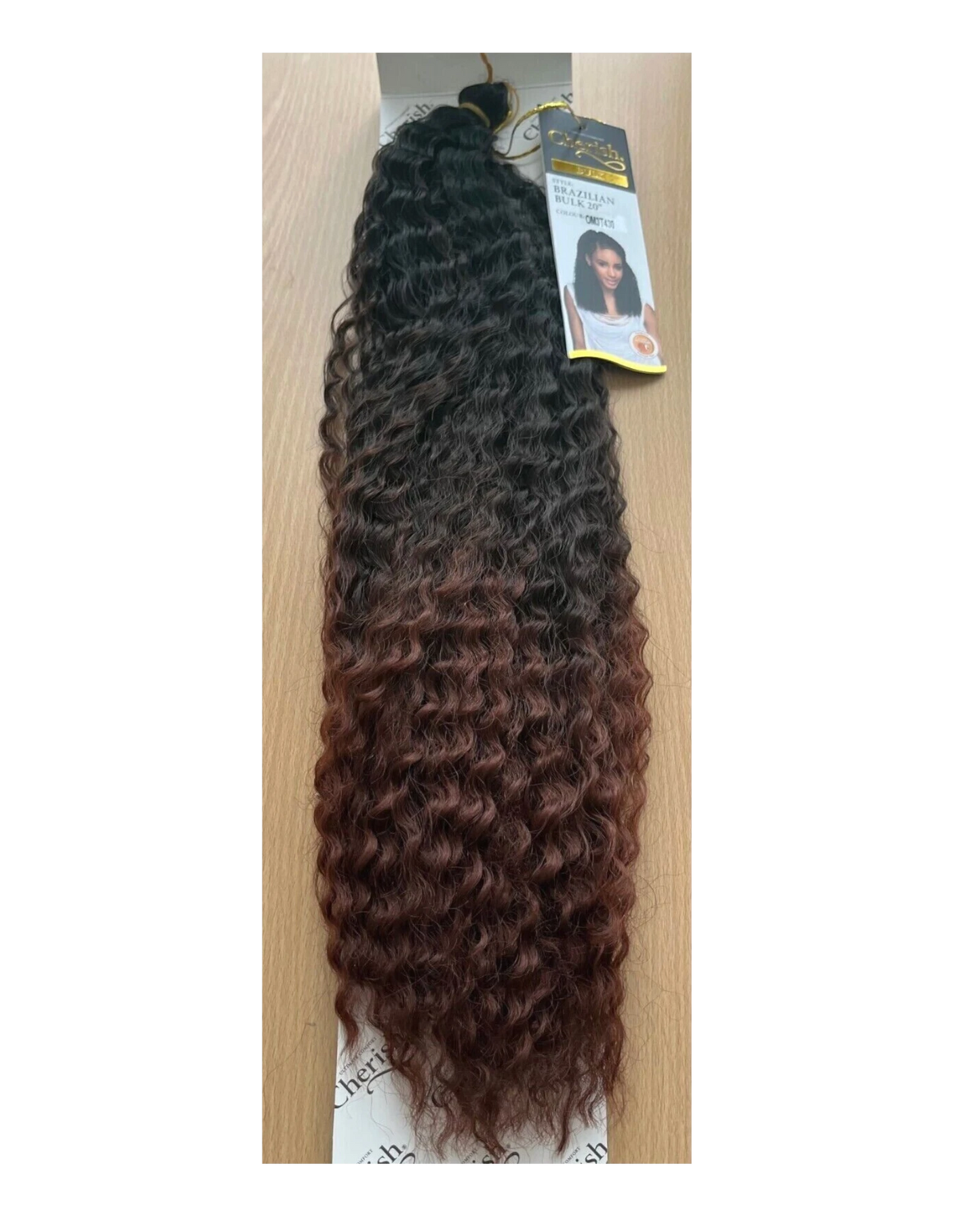 Cherish Synthetic Crochet Braid Curly Hair Extension Style - Brazilian Bulk 20"