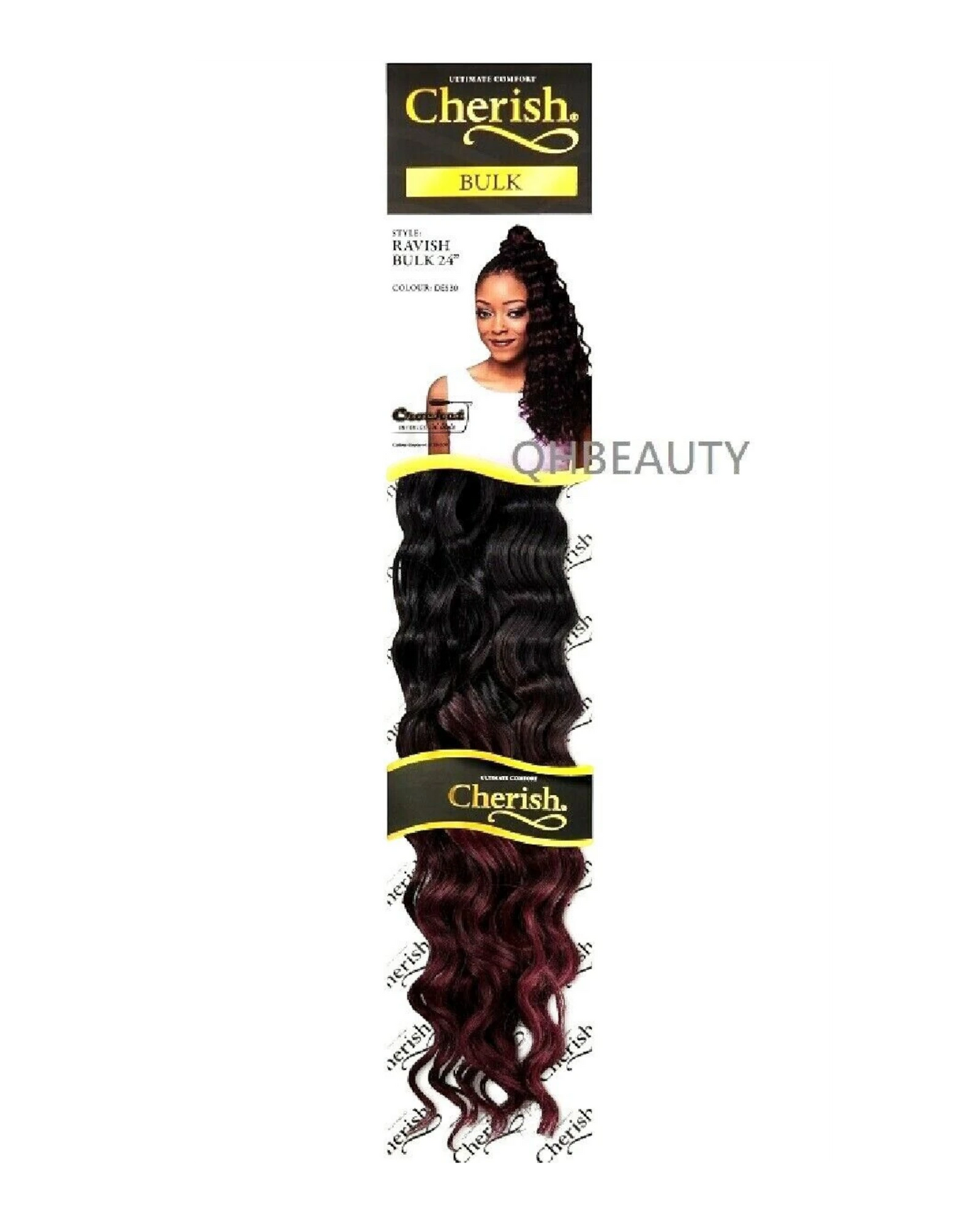 CHERISH SYNTHETIC CROCHET LONG CURLY HAIR EXTENSION BRAIDS - RAVISH 24 inch