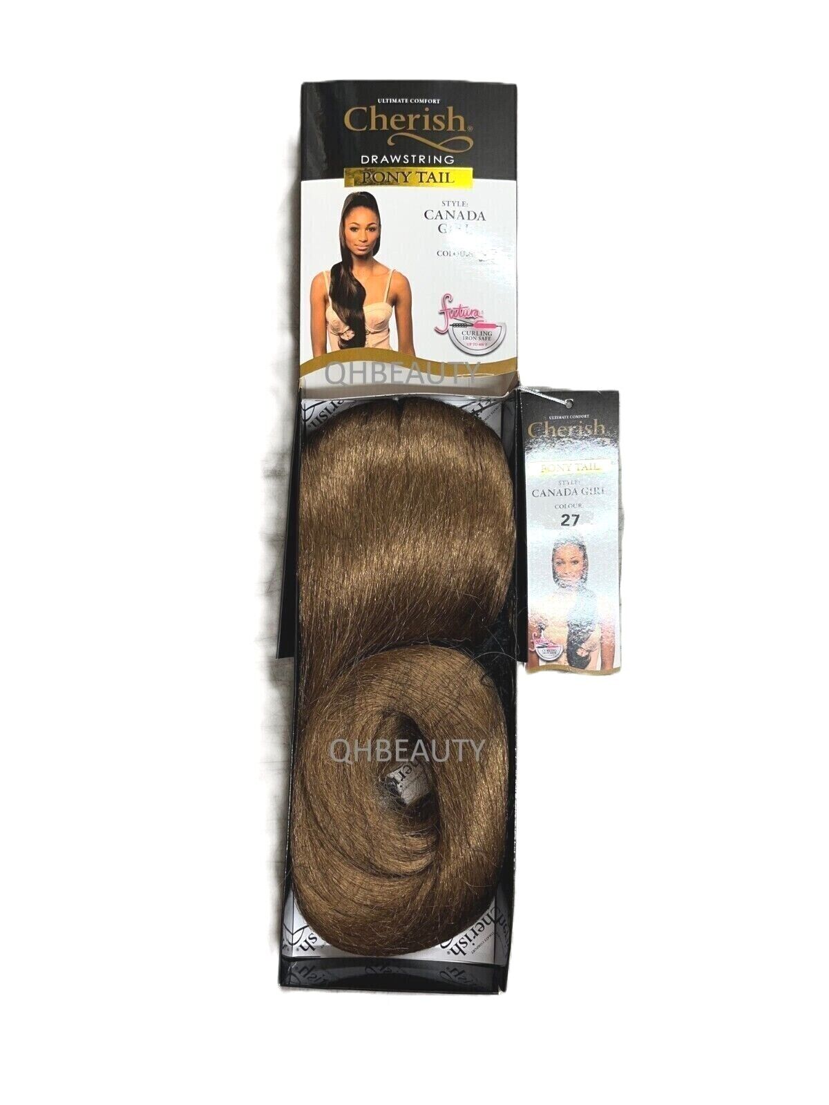Cherish Synthetic Drawstring Long Curly Wavy Hair Ponytail - Canada Girl