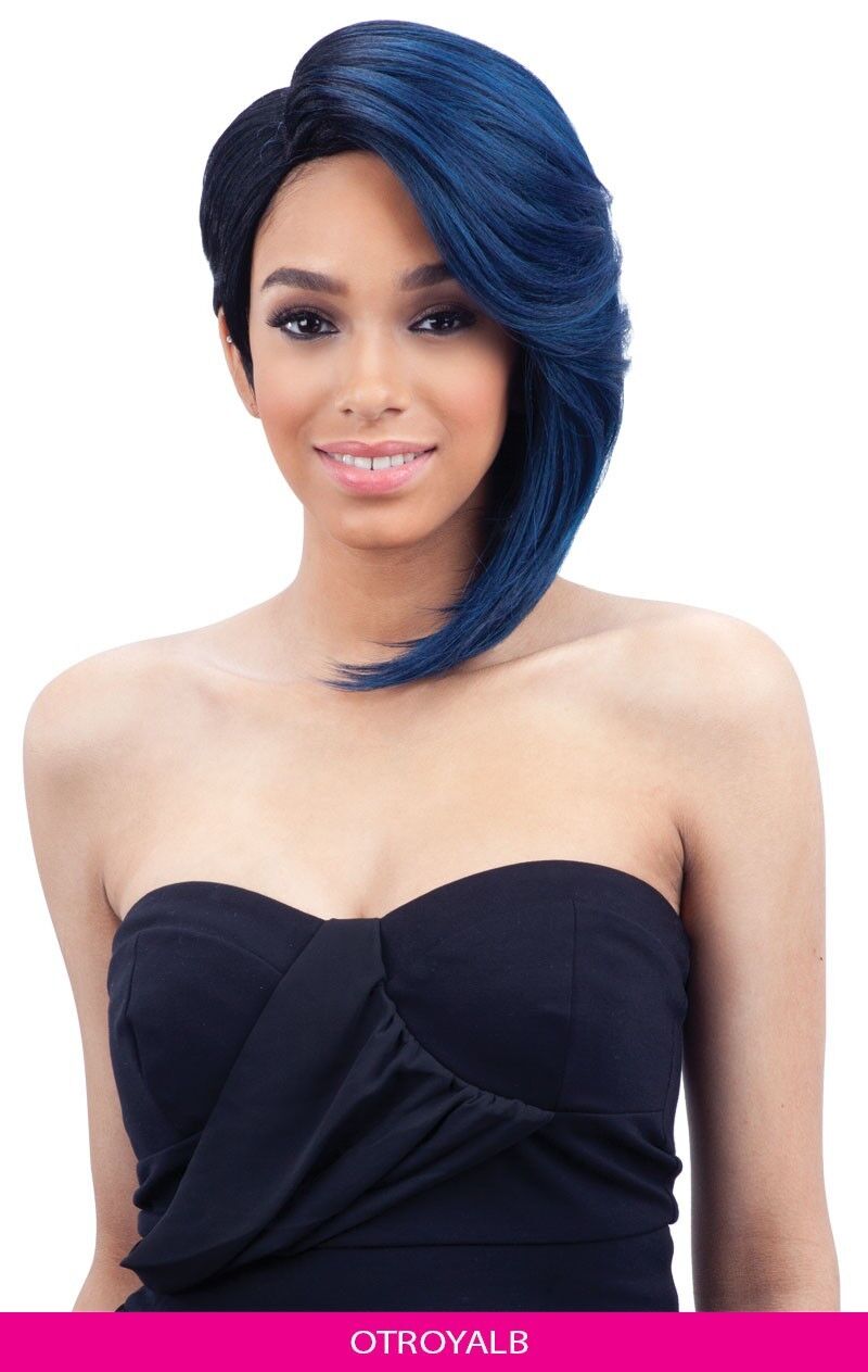 CHANTAL - FREETRESS EQUAL SYNTHETIC EXTREME SIDE PART FULL SHORT HAIR WIG
