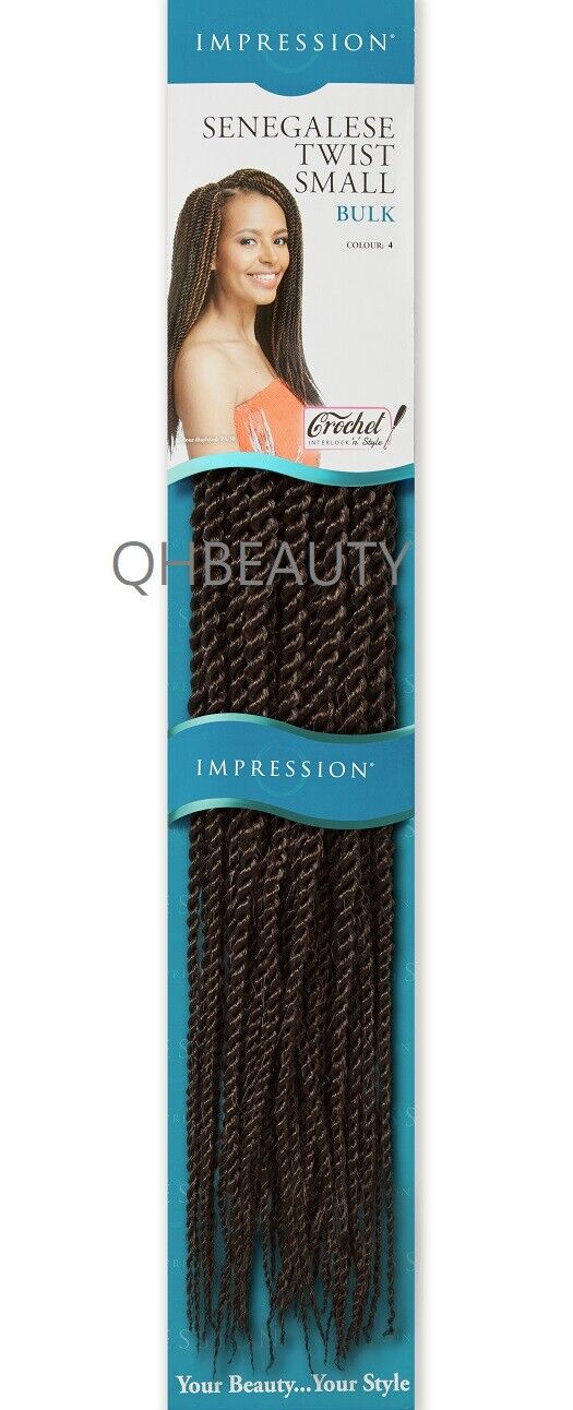 IMPRESSION SYNTHETIC HAIR EXTENSION BRAIDS - SENEGALESE TWIST SMALL BULK