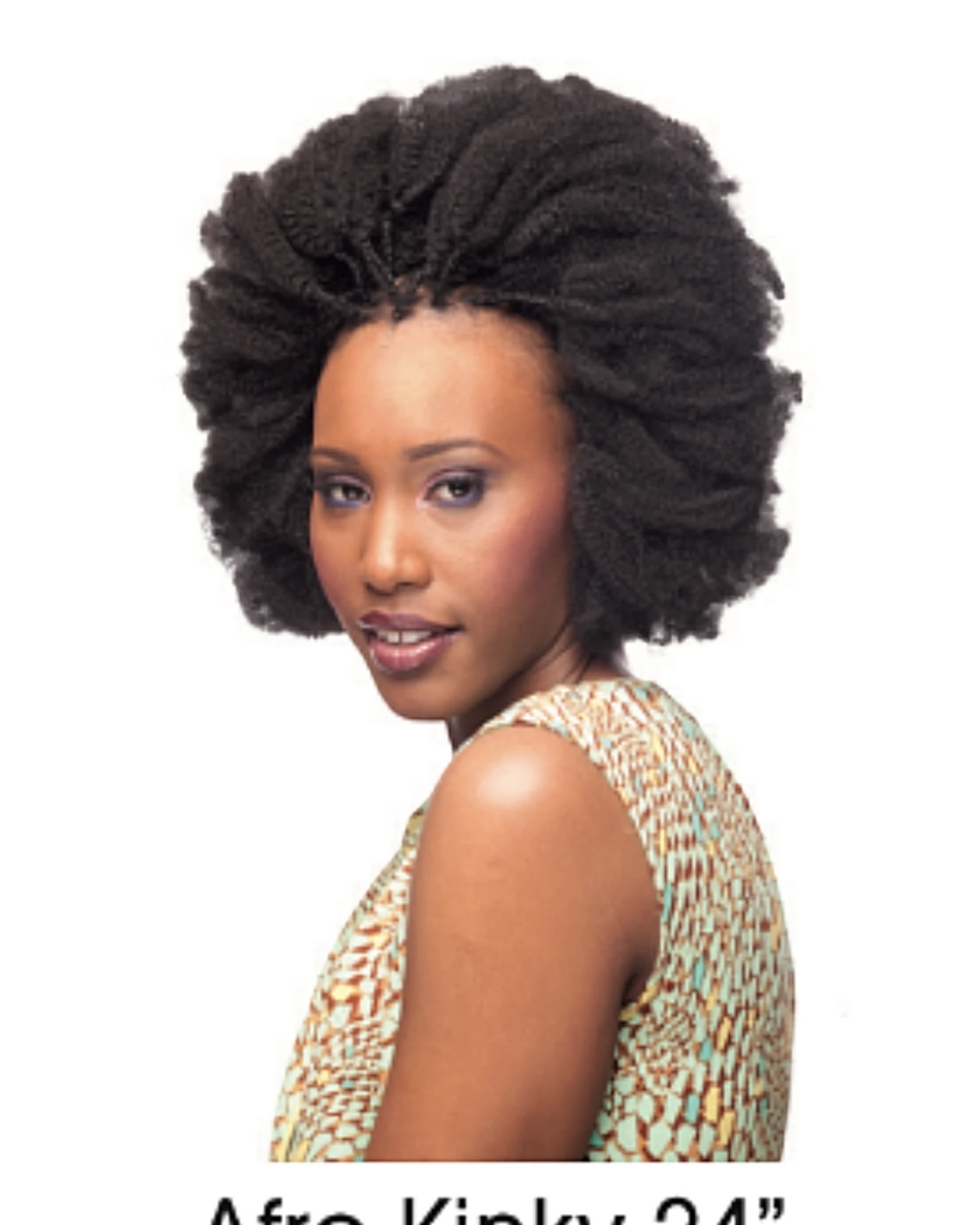 CHERISH SYNTHETIC BULK BRAIDING CROCHET NEW HAIR EXTENSIONS - AFRO KINKY 24 INCH