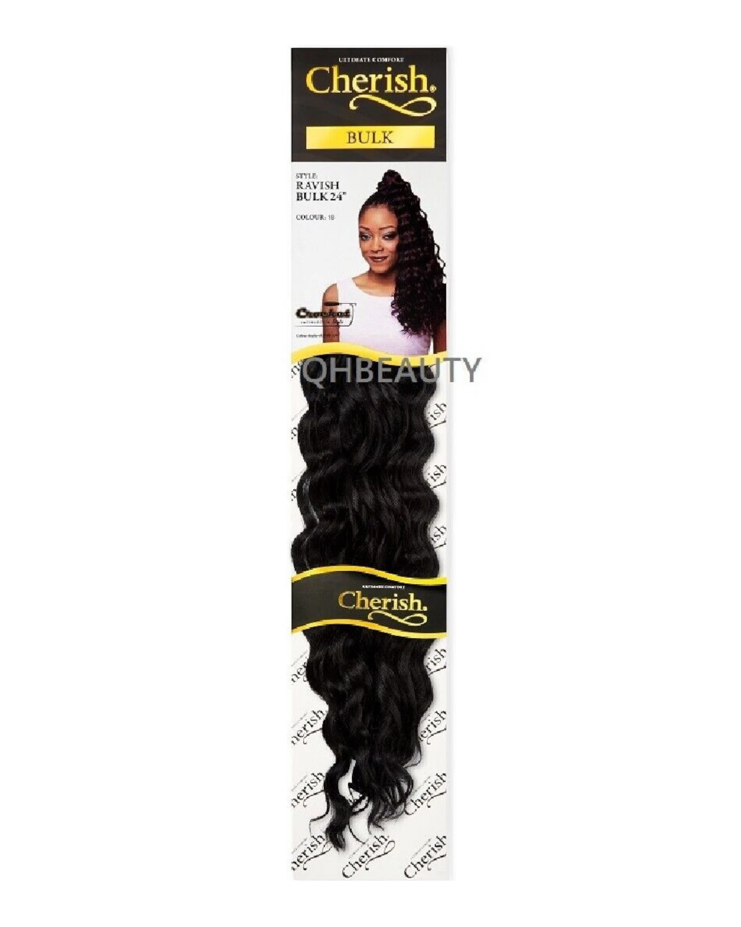 CHERISH SYNTHETIC CROCHET LONG CURLY HAIR EXTENSION BRAIDS - RAVISH 24 inch