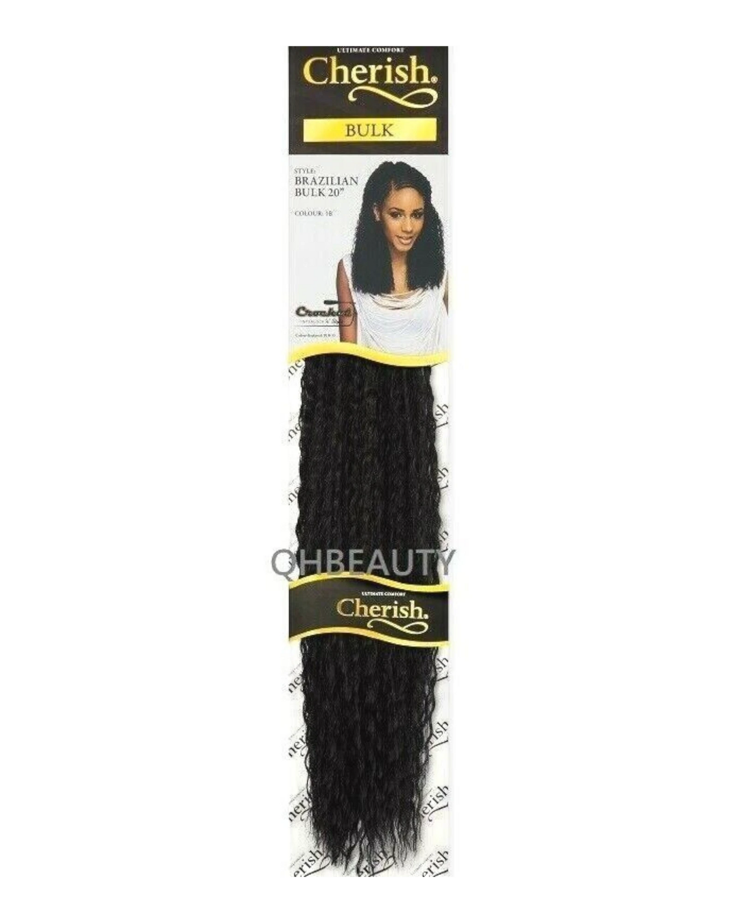 Cherish Synthetic Crochet Braid Curly Hair Extension Style - Brazilian Bulk 20"