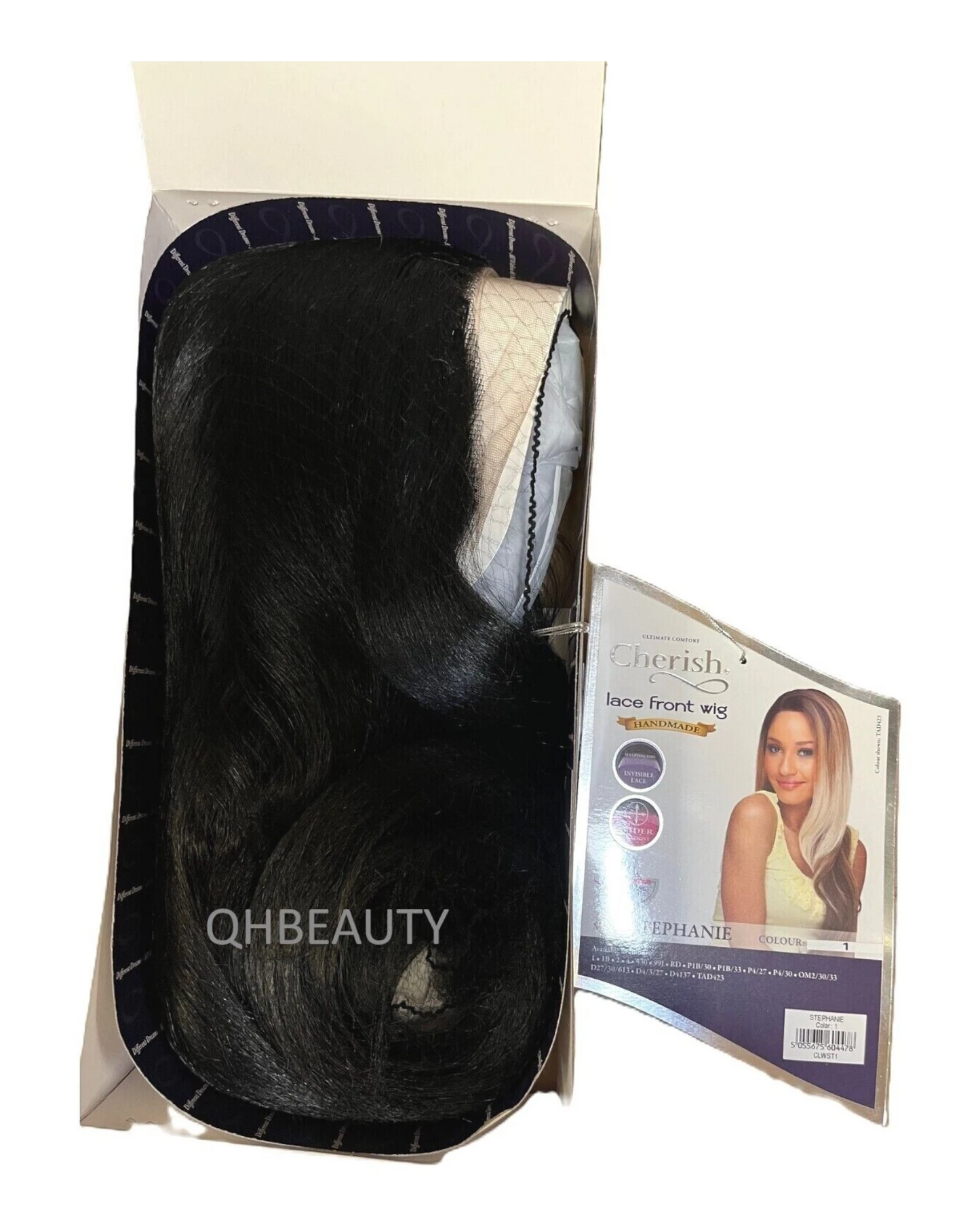 Cherish synthetic Curly Lace Front Long Straight Hair Wig - Stephanie