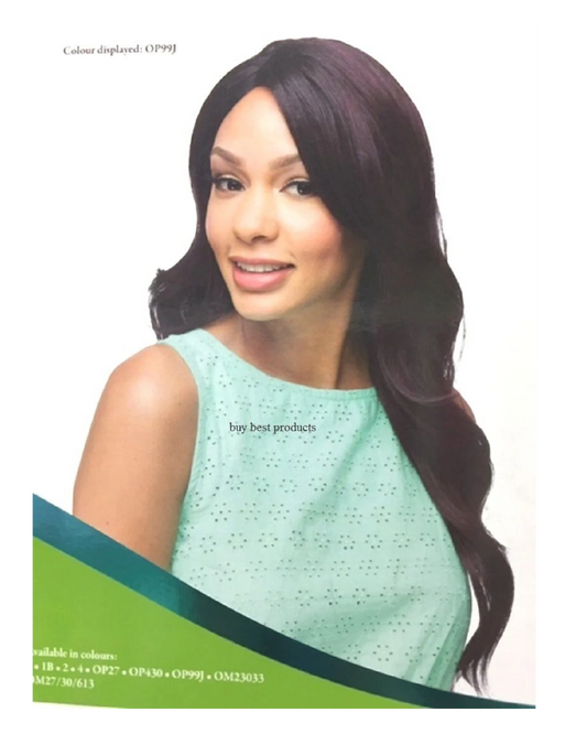 Impression Synthetic Invisible L Part Lace Curly Long Hair Wig - Daisy