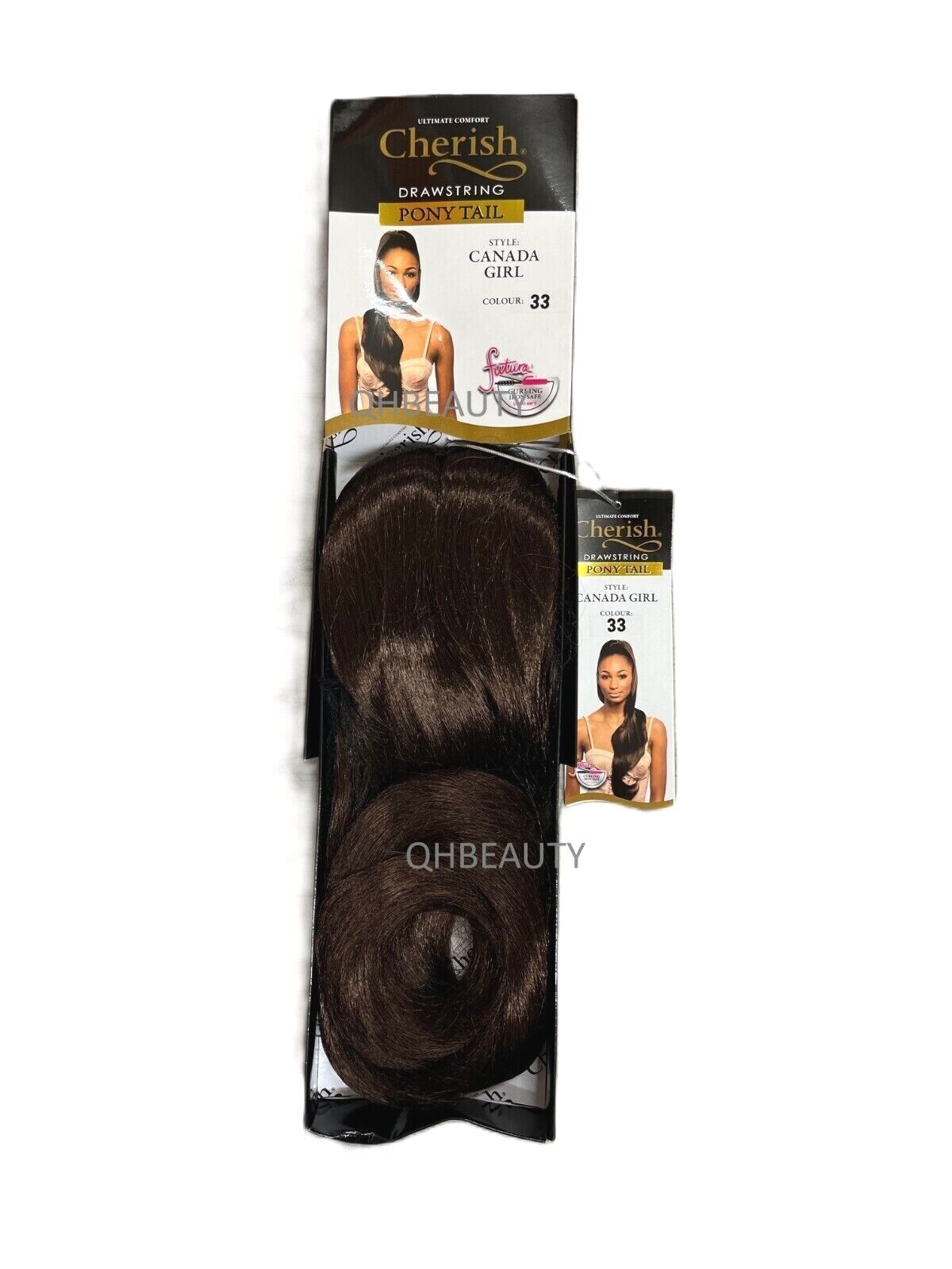 Cherish Synthetic Drawstring Long Curly Wavy Hair Ponytail - Canada Girl