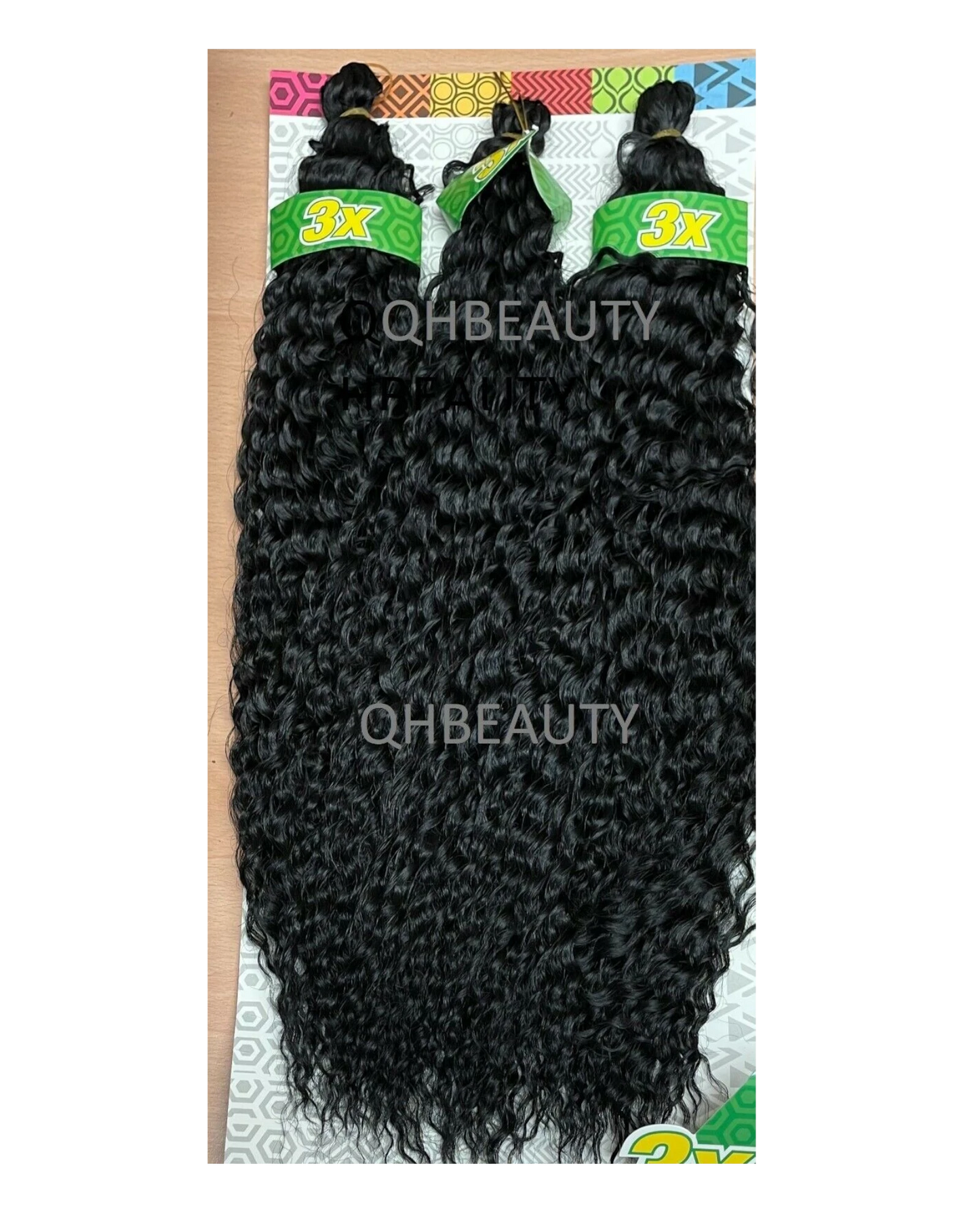 Cherish Synthetic Crochet Braid Hair Extension Handmade  3 x Brazilian Bulk 20"