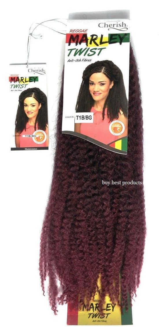 Cherish Synthetic Afro Kinky Cuban Anti itch Hair Extension  Marley Twist Braid