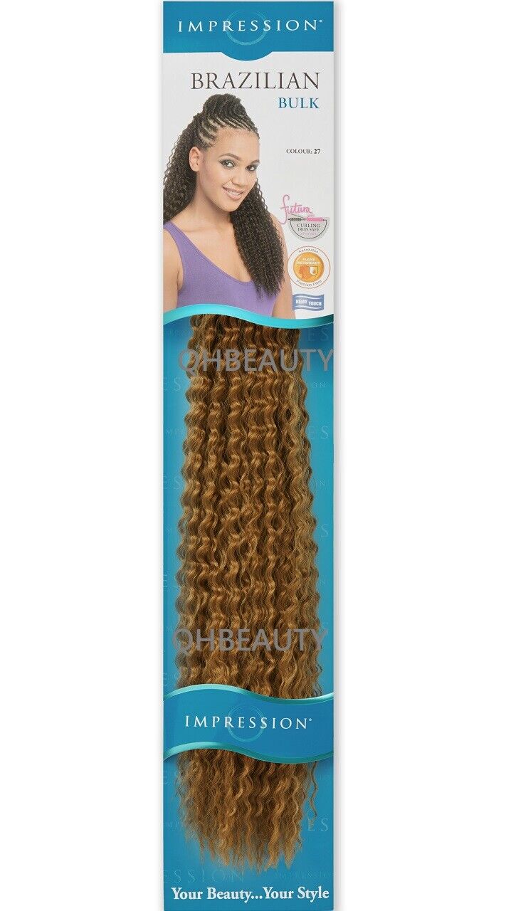 IMPRESSION SYNTHETIC CROCHET LONG HAIR EXTENSION BRAIDS - BRAZILIAN 20 INCH