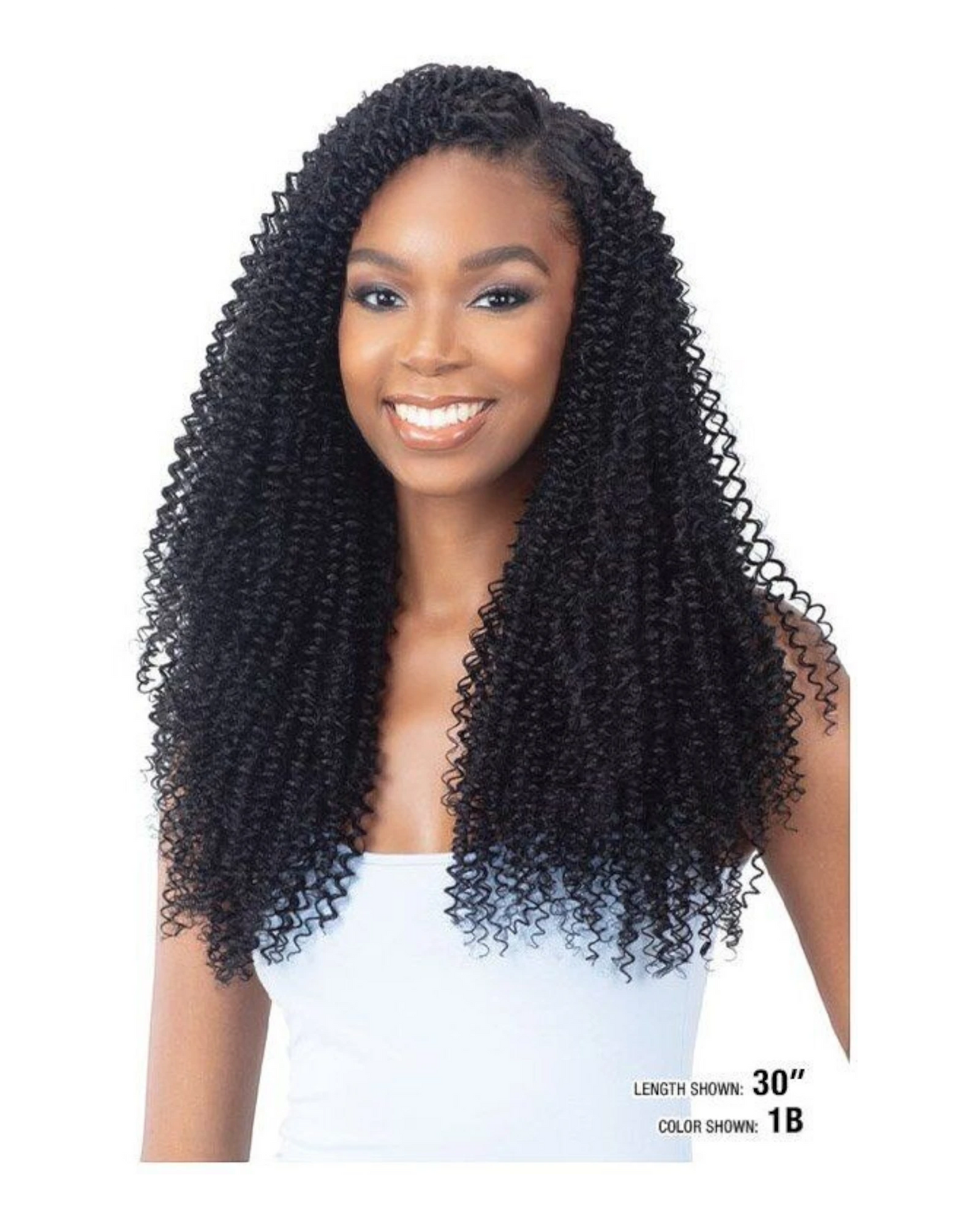 NaturALL SYNTHETIC CURLY HAIR EXTENSION WEAVE - BOHEMIAN CURL WEAVE 30 INCHES