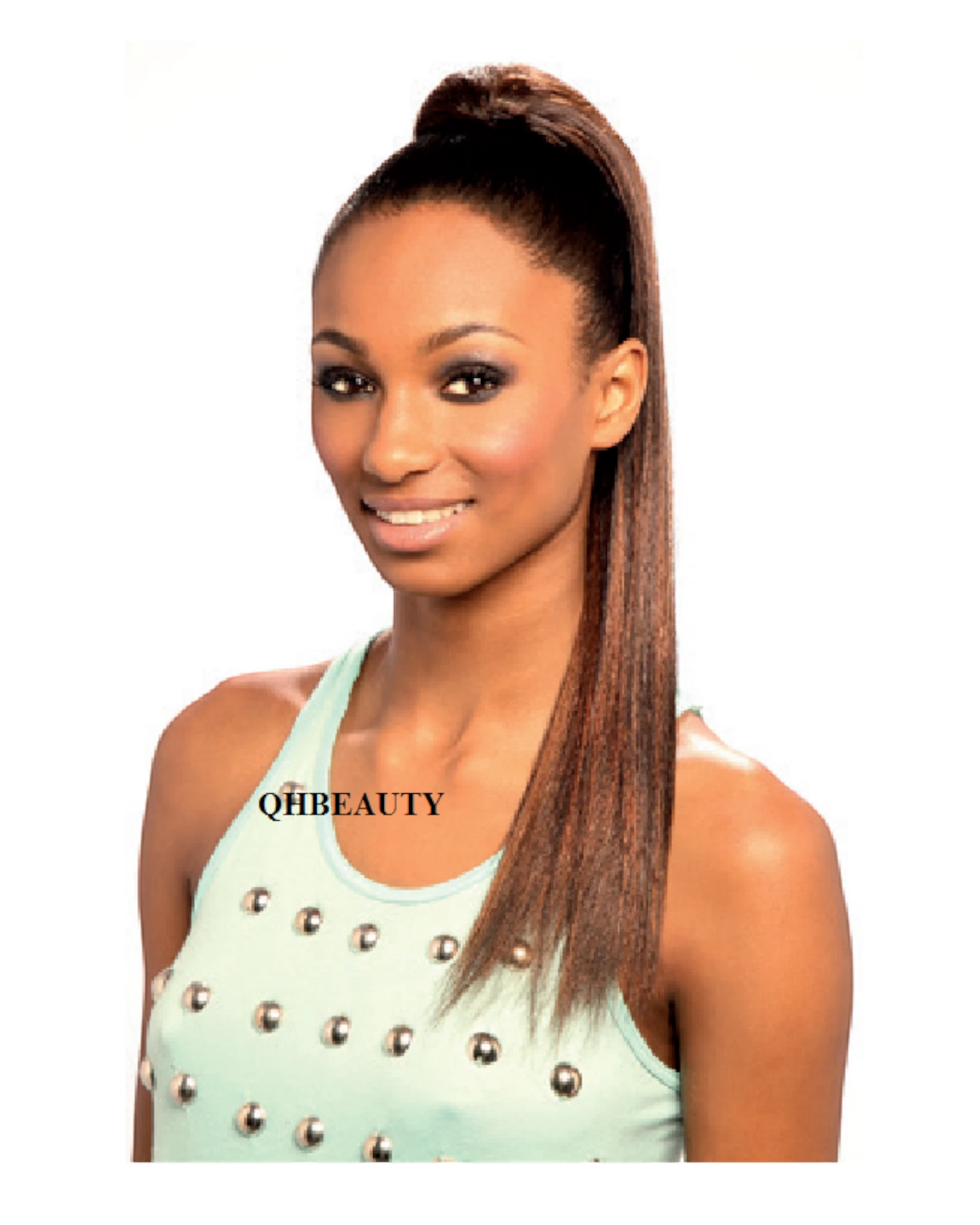 CHERISH SYNTHETIC DRAWSTRING  LONG HAIR PONYTAIL YAKY STRAIGHT 18 INCH