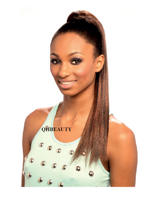 CHERISH SYNTHETIC DRAWSTRING  LONG HAIR PONYTAIL YAKY STRAIGHT 18 INCH