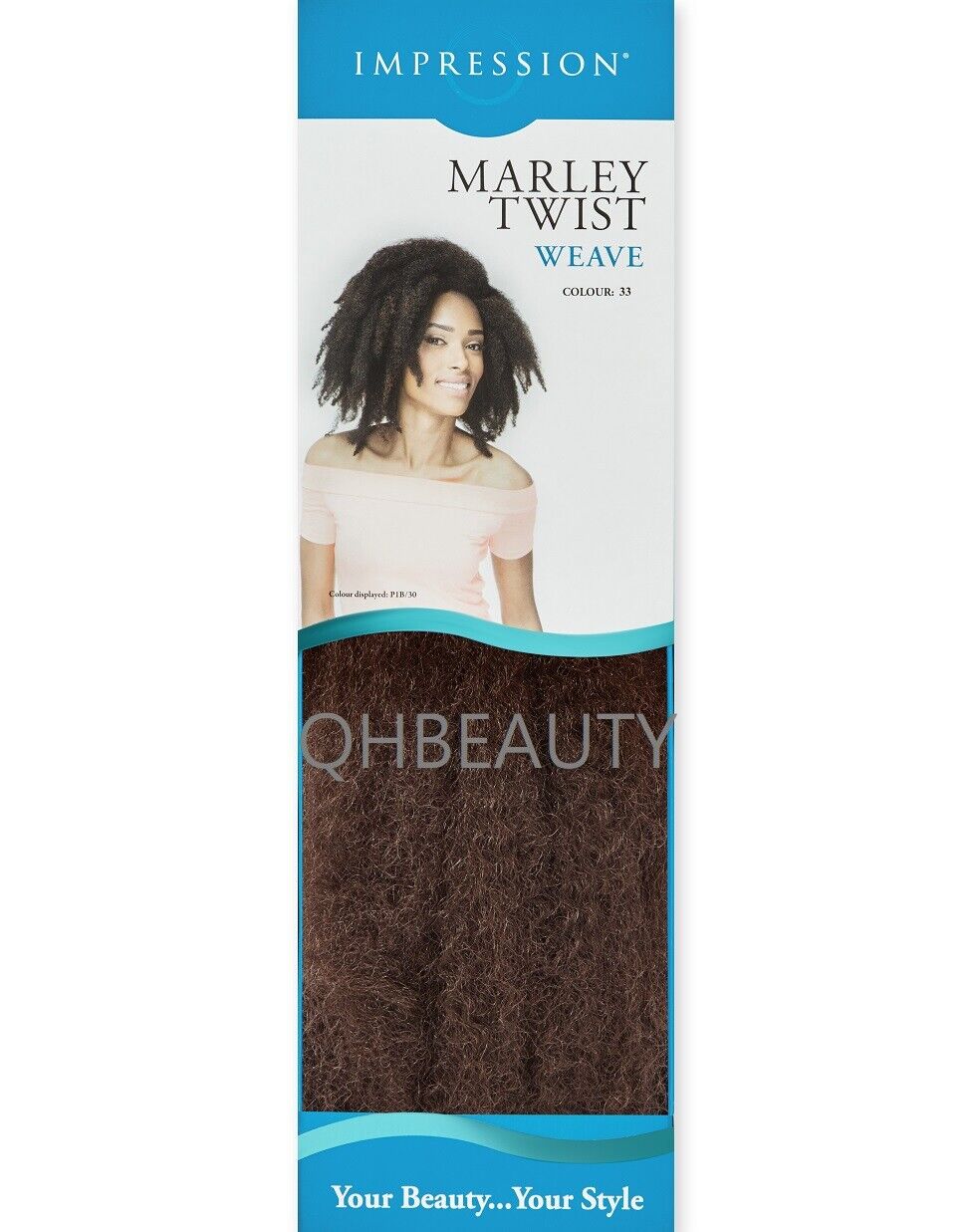 IMPRESSION SYNTHETIC AFRO CUBAN HAIR EXTENSIONS - MARLEY TWIST WEAVE