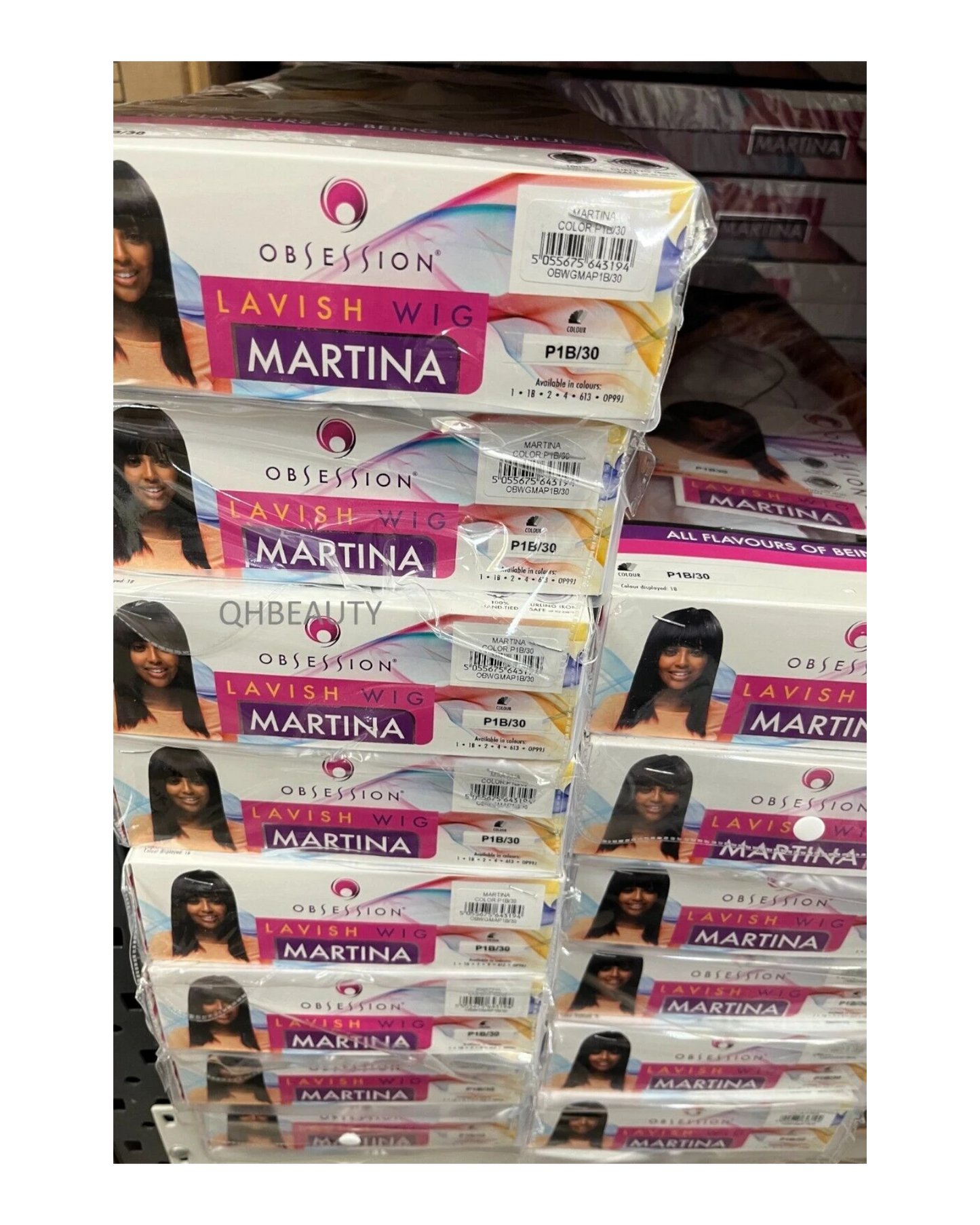 Obsession Synthetic Lavish Yaky Straight Bangs Hand Tied Hair Wig - MARTINA