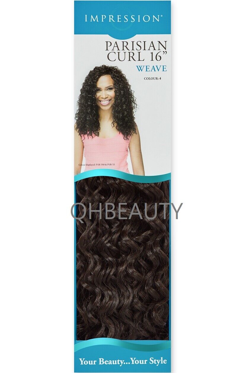 IMPRESSION LONG CURLY SYNTHETIC HAIR EXTENSION WEAVE - PARISIAN CURL 16 INCH