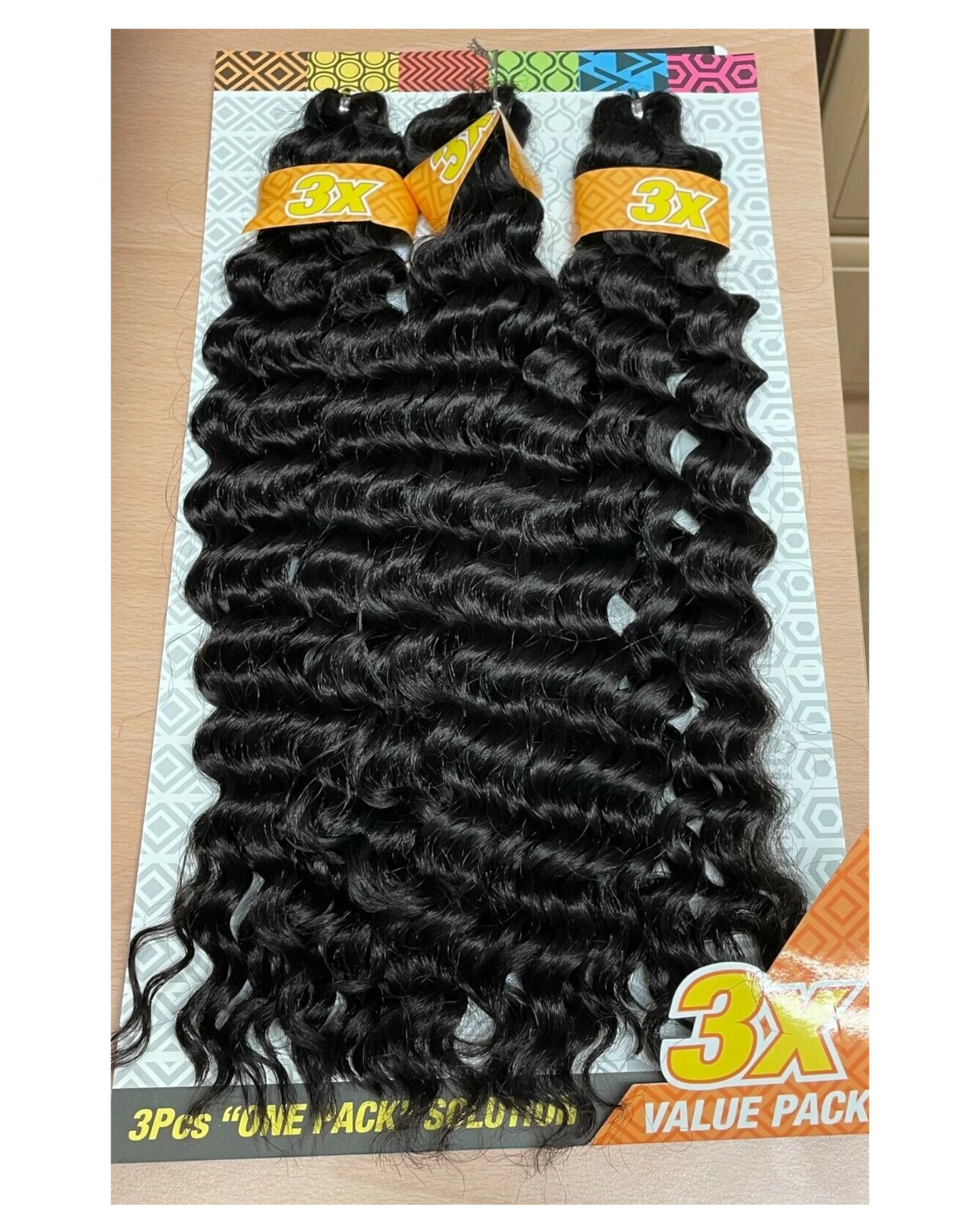 Cherish Synthetic Crochet Braid Hair Extension Handmade  3 x Deep Twist 16"