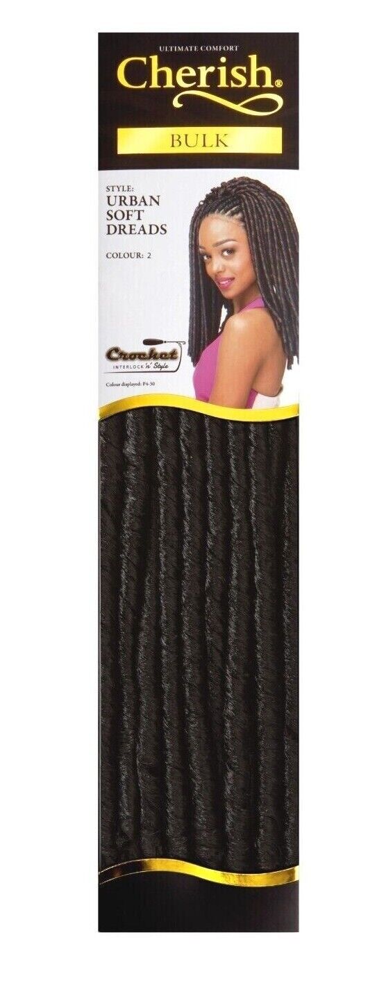Cherish Synthetic Bulk Crochet Afro Hair Extension braid - URBAN SOFT DREAD