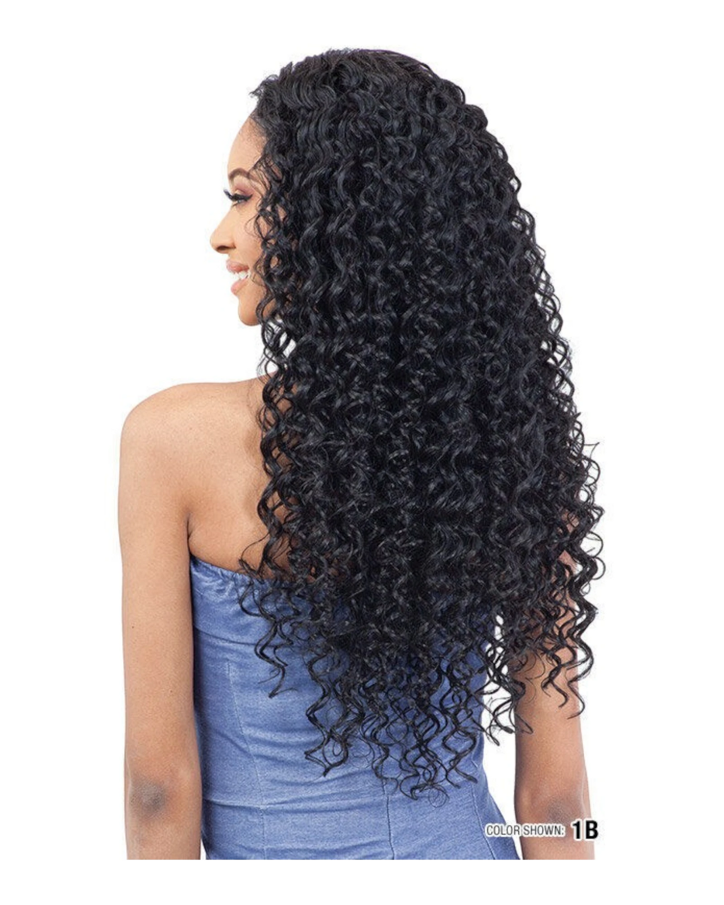 NaturALL SYNTHETIC LONG CURLY HAIR EXTENSION WEAVE - HAWAIIAN CURL 30 INCHES