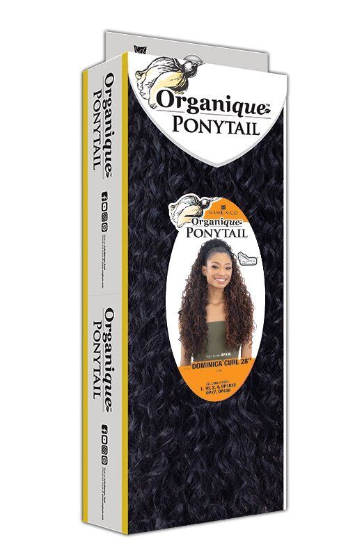 SNG Organique Synthetic Curly Drawstring Hair Ponytail - DOMINICA CURL 28 INCHES