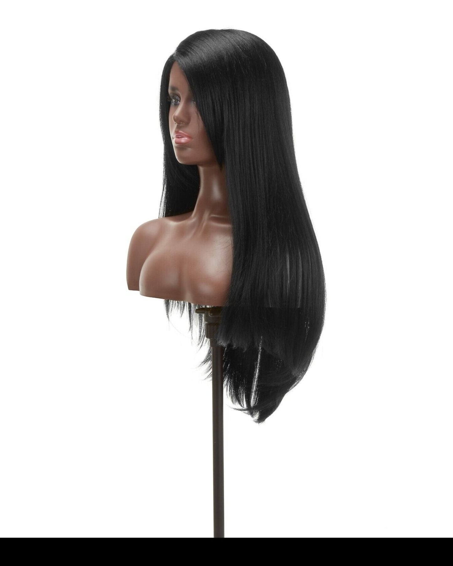 Impression Synthetic Invisible Part Long Straight Lace Front Hair Wig - Destiny