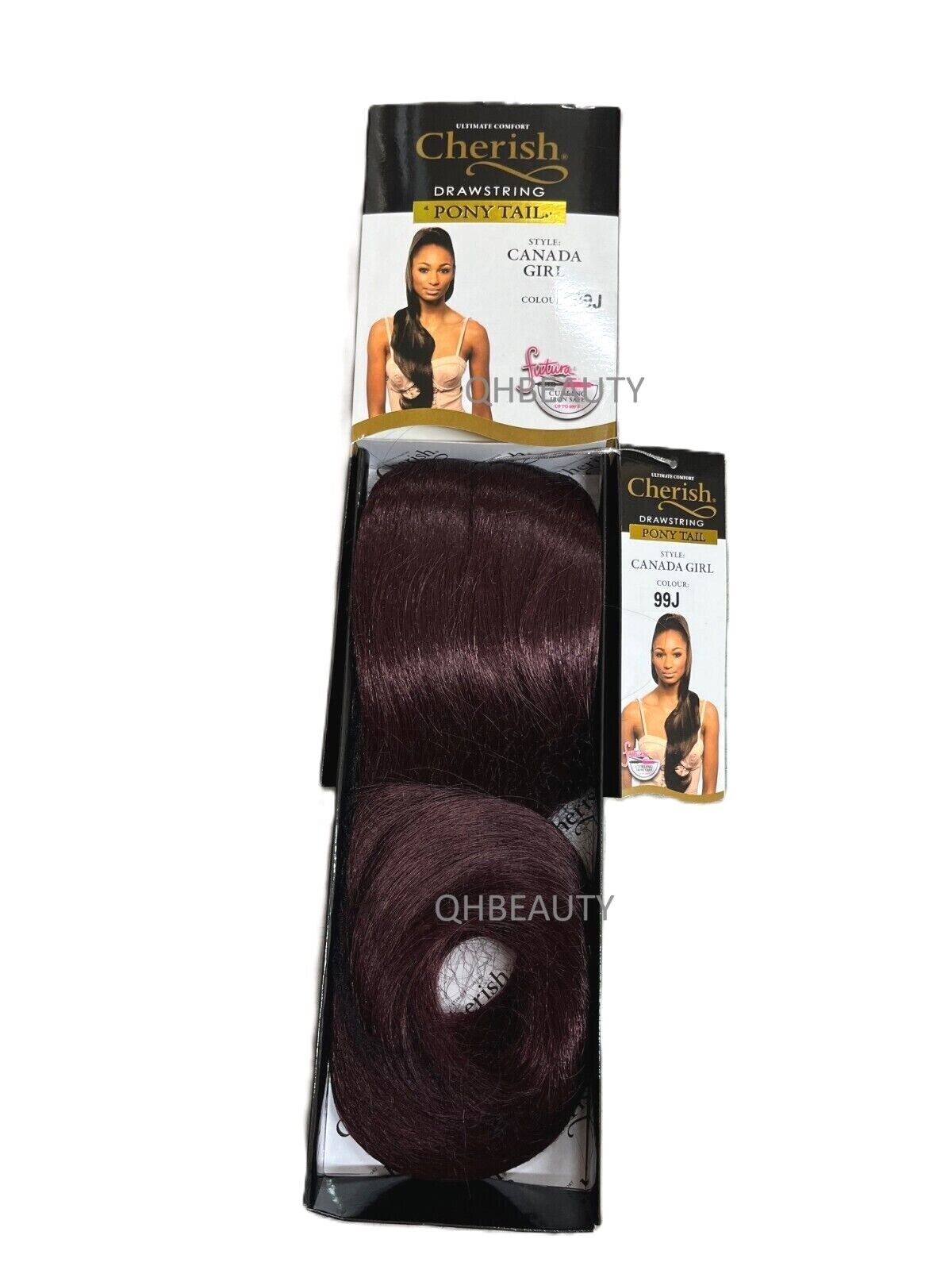 Cherish Synthetic Drawstring Long Curly Wavy Hair Ponytail - Canada Girl