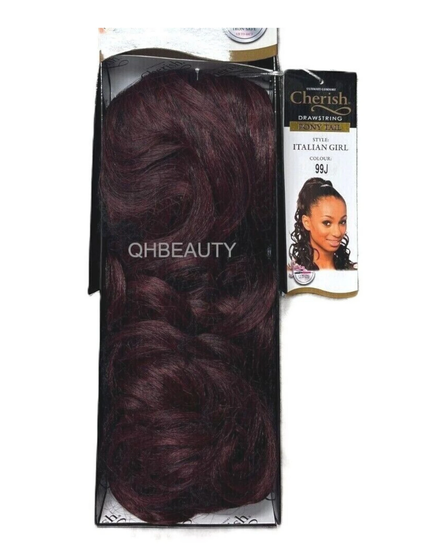 Cherish Synthetic Drawstring Long Curly Ponytail Hair Extension - ITALIAN GIRL
