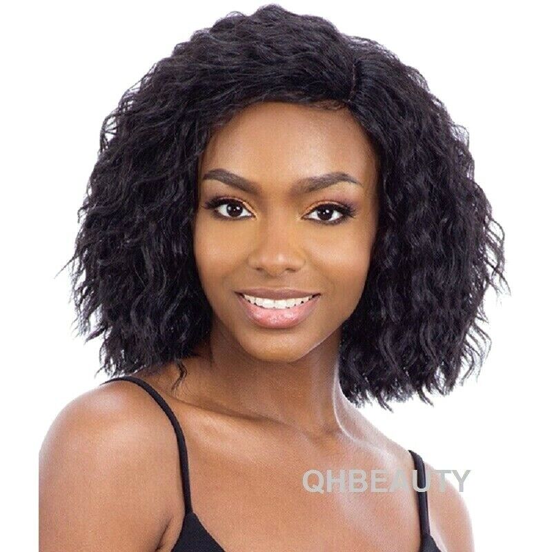 FREETRESS EQUAL SYNTHETIC 5 INCH LACE PART SHORT CURLY HAIR WIG - VANORA