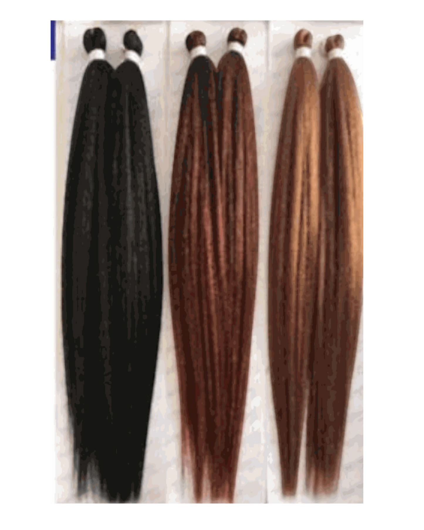 CHERISH SYNTHETIC YAKY LONG STRAIGHT HAIR EXTENSIONS 2 X YAAS BRAIDS 20'' - 28''