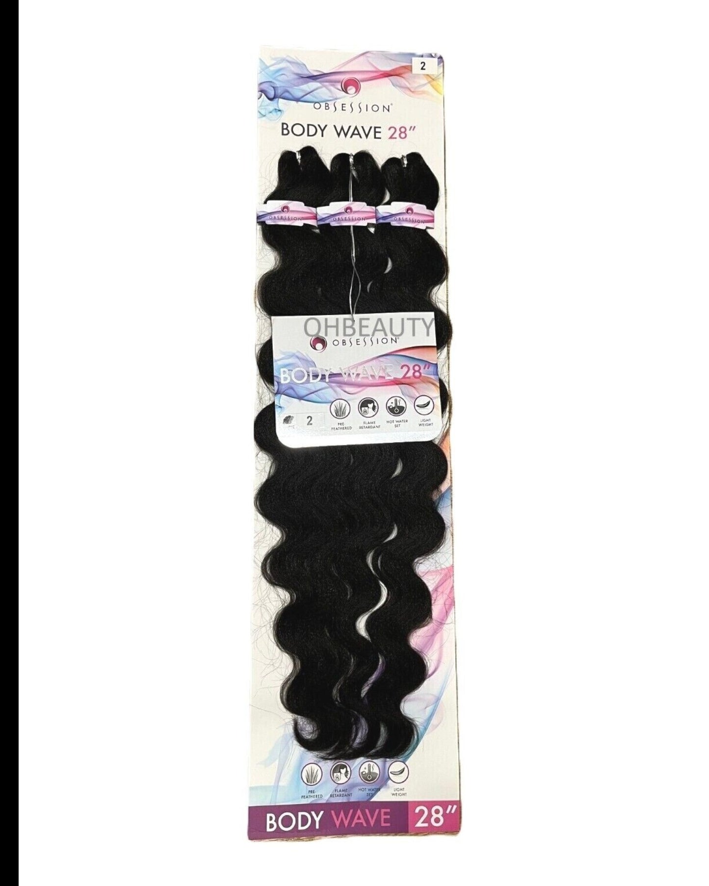 Obsession Synthetic Pre-Stretched Curly Braid Hair Extension - BODY WAVE 28 INCH