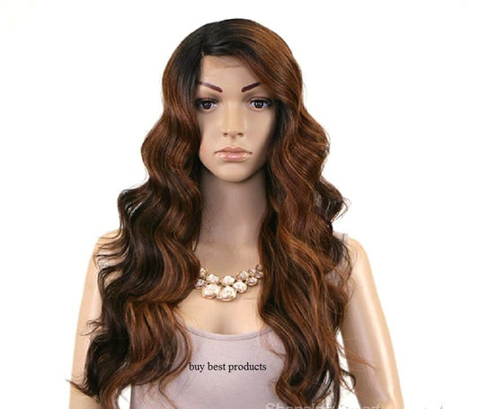 Freetress Equal Synthetic Diagonal Lace Front Hair Wig – Brazilian Natural Loose