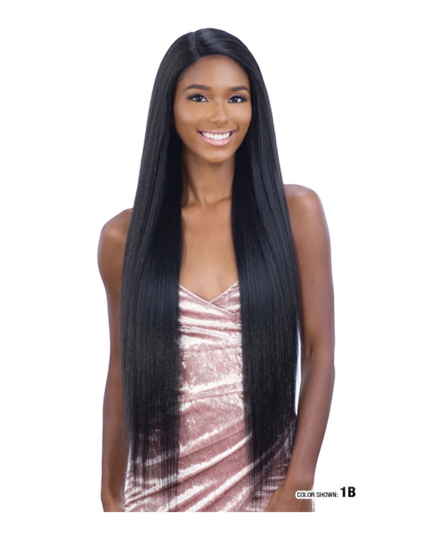 Obsession Synthetic Swiss HD Lace Front Free Part Long Yaki Hair Wig - TAKEISHA