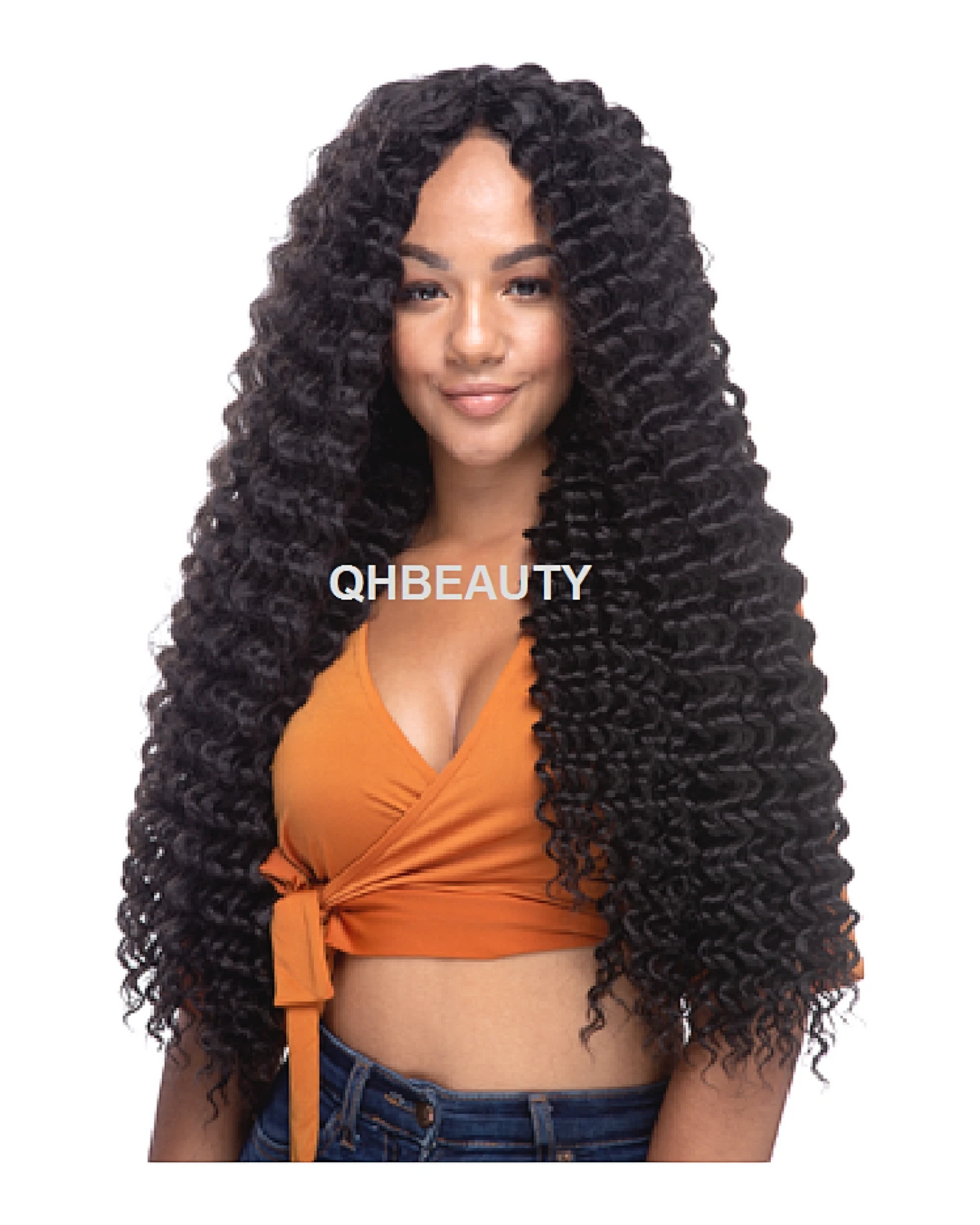 Obsession Synthetic long Curly Crochet Braid Hair Extension - Deep Twist 26 inch