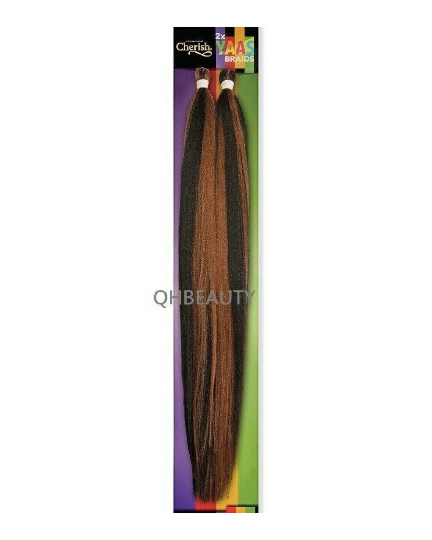 CHERISH SYNTHETIC YAKY LONG STRAIGHT HAIR EXTENSIONS 2 X YAAS BRAIDS 20'' - 28''