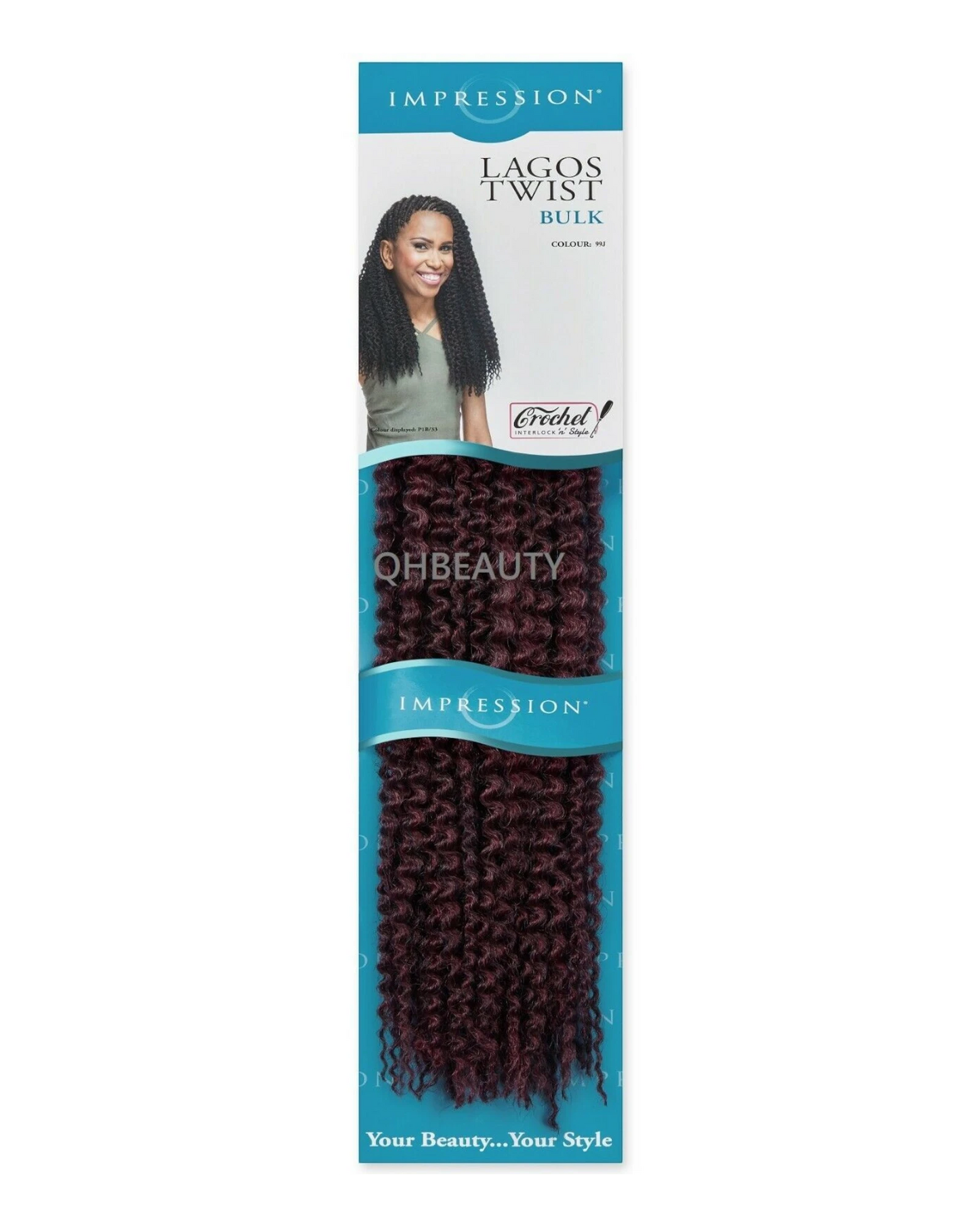 IMPRESSION SYNTHETIC HAIR EXTENSION BRAIDS -  LAGOS TWIST BULK