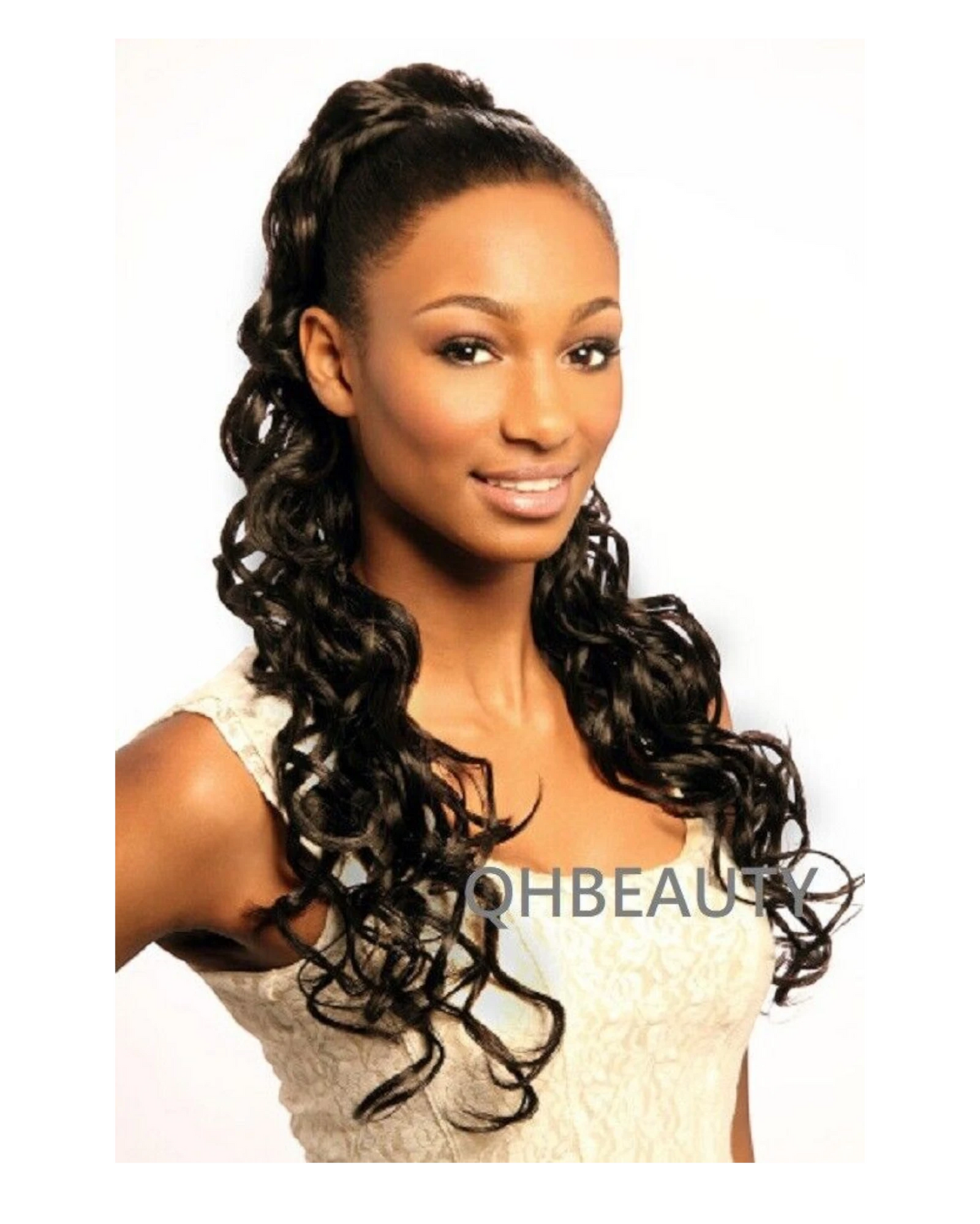 Cherish Synthetic Long Curly Drawstring Natural Hair Ponytail - Miami Girl