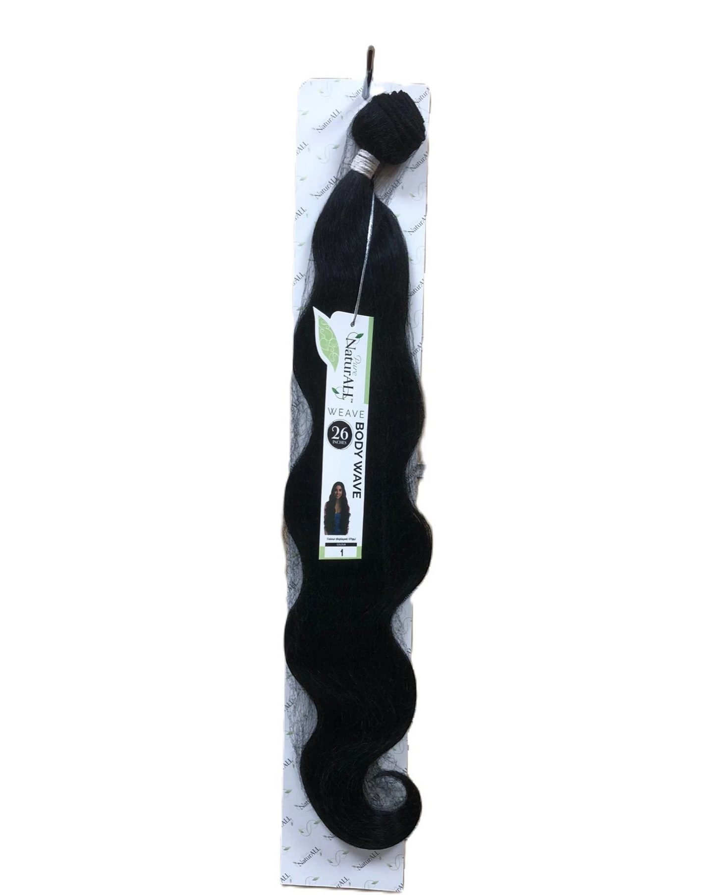 NaturALL SYNTHETIC LONG CURLY HAIR EXTENSION WEAVE -BODY WAVE 26 INCHES