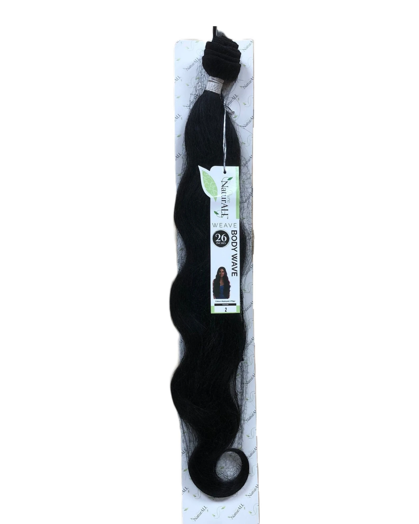 NaturALL SYNTHETIC LONG CURLY HAIR EXTENSION WEAVE -BODY WAVE 26 INCHES