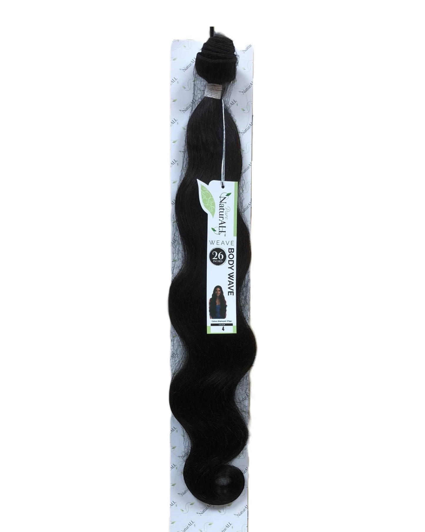 NaturALL SYNTHETIC LONG CURLY HAIR EXTENSION WEAVE -BODY WAVE 26 INCHES